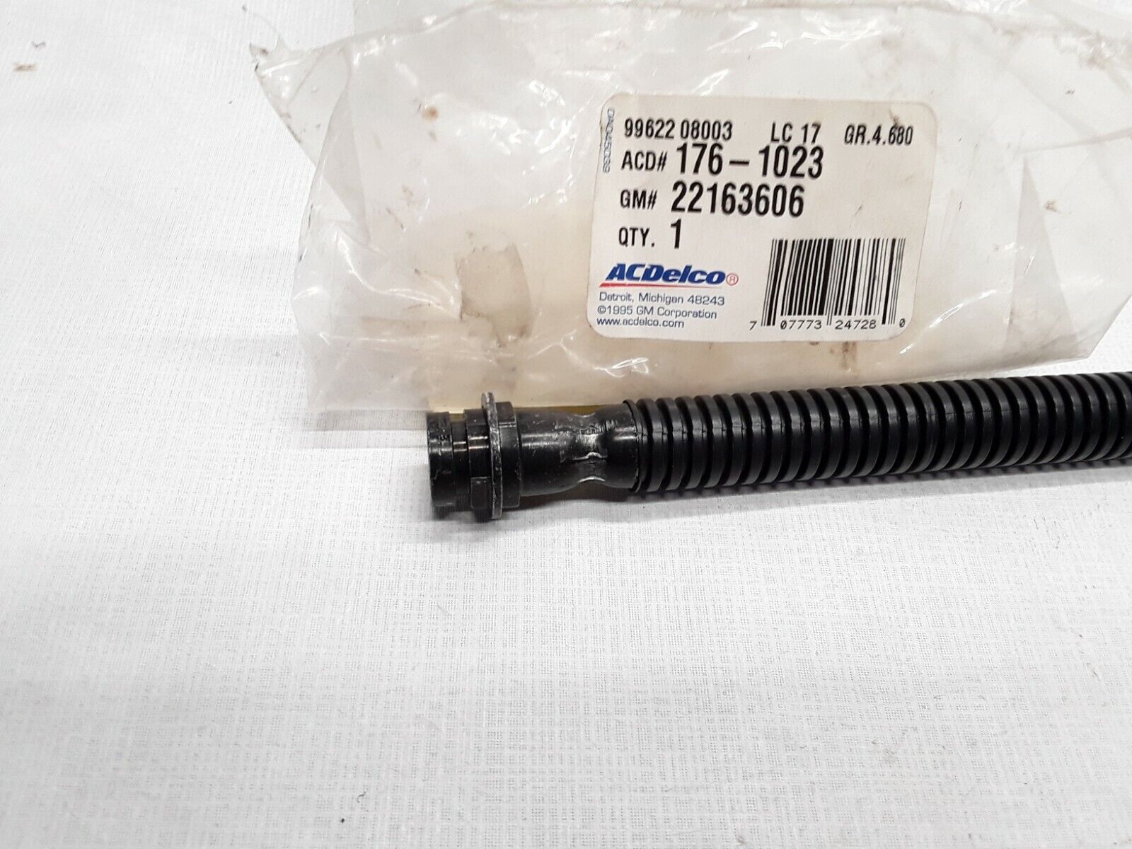 Brake Hydraulic Hose Front Right ACDelco GM Original Equipment 176-1023 22163606 - HotCarParts