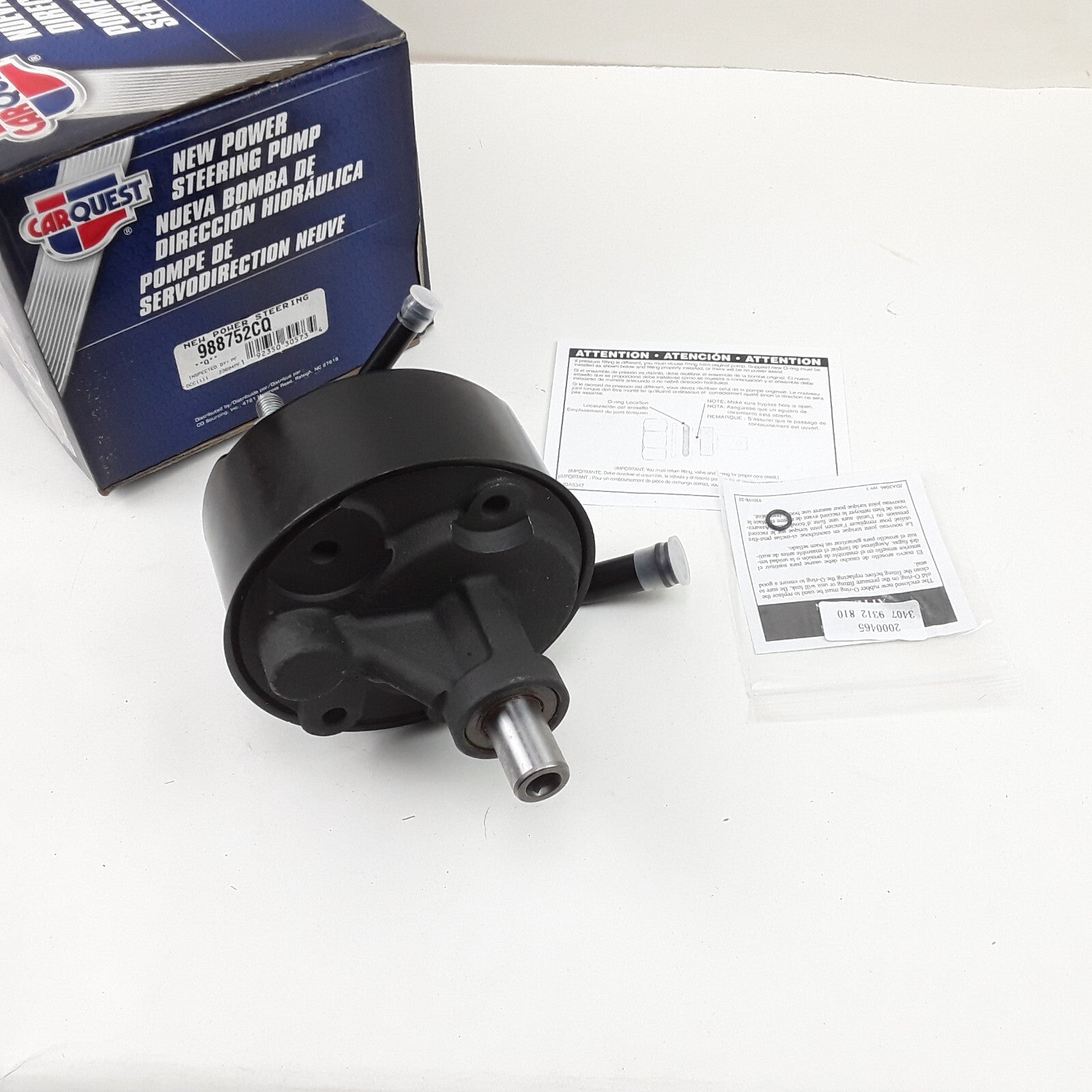NEW Power Steering Pump Fits Plymouth Chrysler Dodge 1996-2000 Carquest 988752CQ