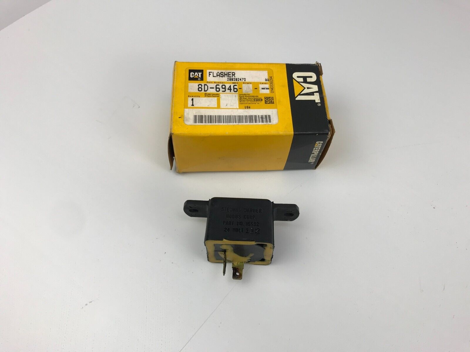 GENUINE OEM Caterpillar CAT 8D-6946 Flasher 24V 8D6946 15592 5945-01-094-4116 - HotCarParts