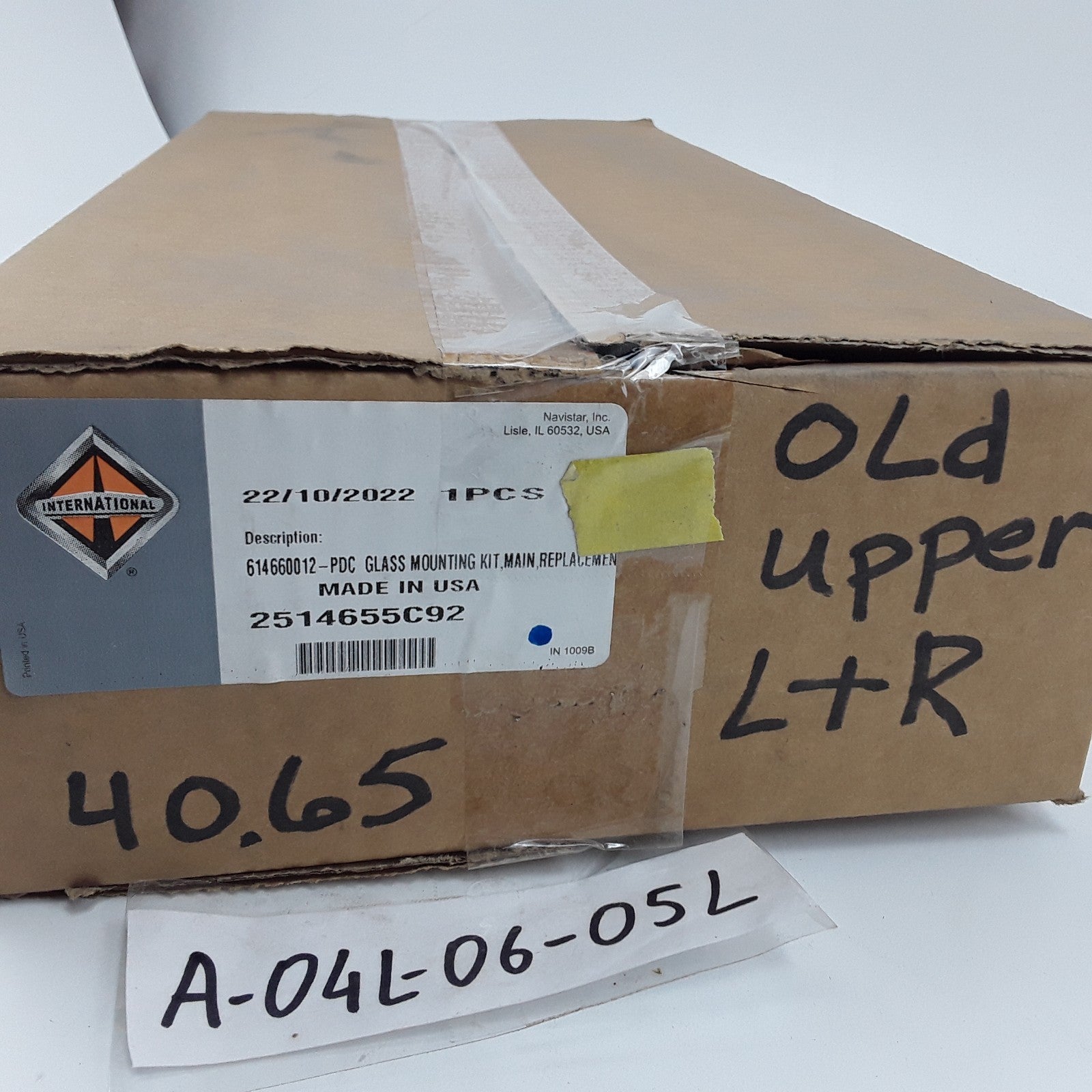 OEM Left Right Glass Mounting Main Mirror Kit For Navistar International Truck