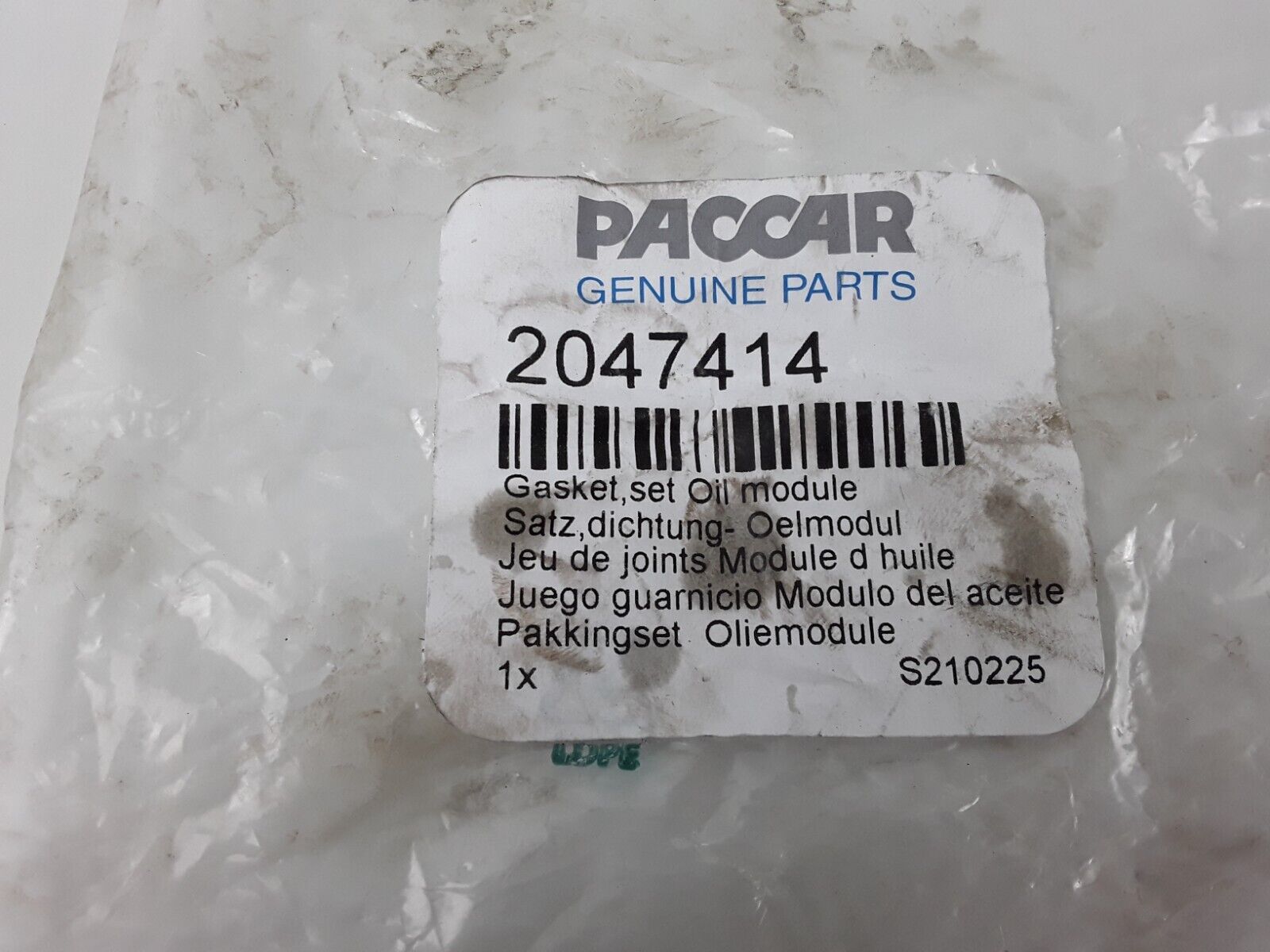 New Genuine Paccar 2047414 Oil Module Gasket Set Fast Free Shipping - HotCarParts