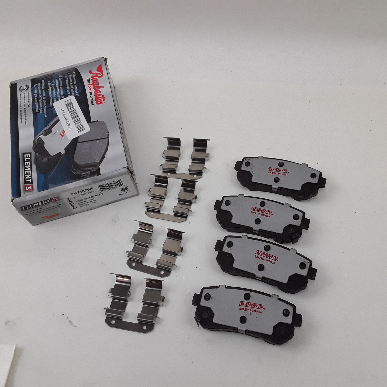 Raybestos EHT1829H Rear Brake Pad Set Fits Kia Optima Hyundai Sonata (2016-2020)