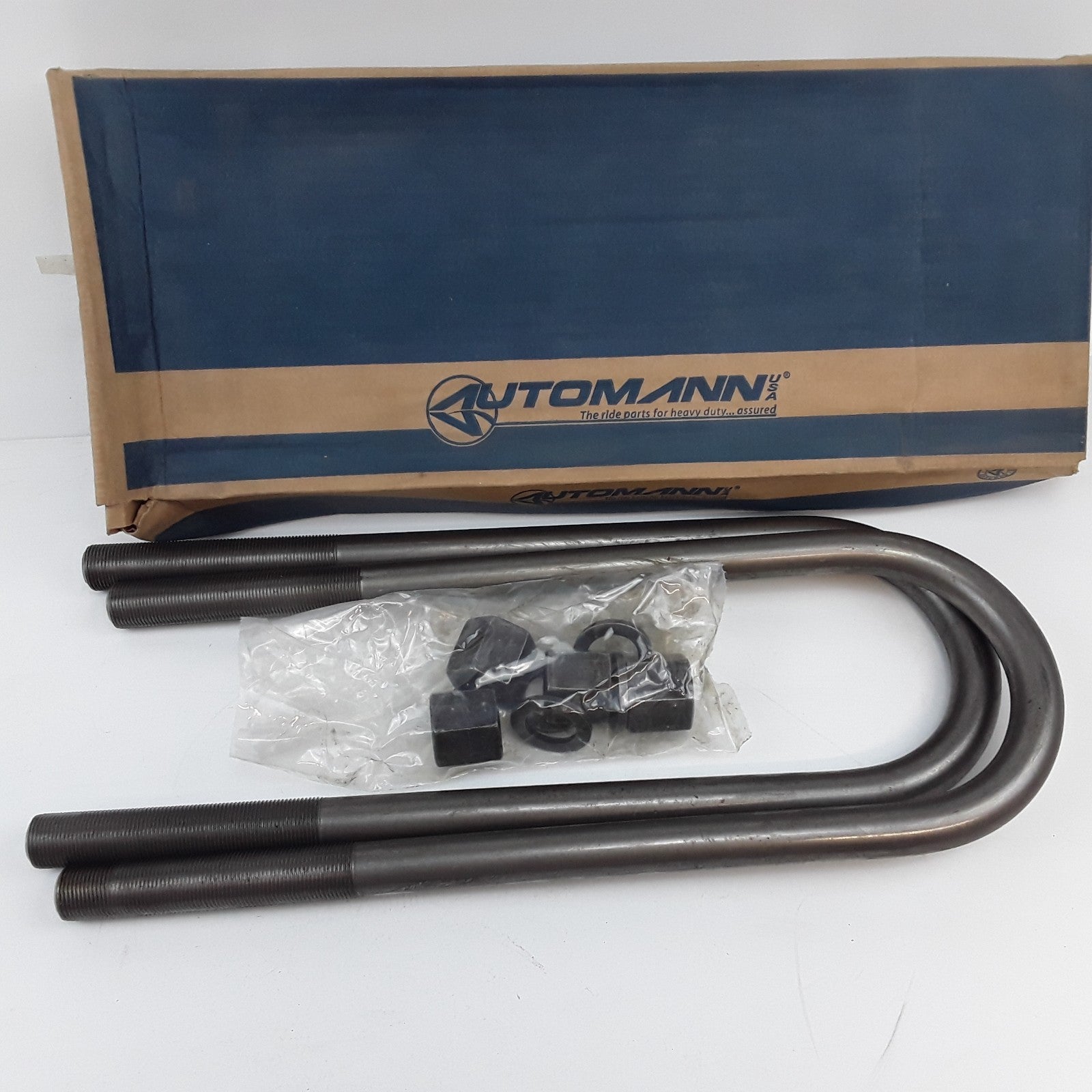Leaf Spring Axle U-Bolt Kit 1.00" Dia. x 5.00" Width x 18.00" Length Round Bend