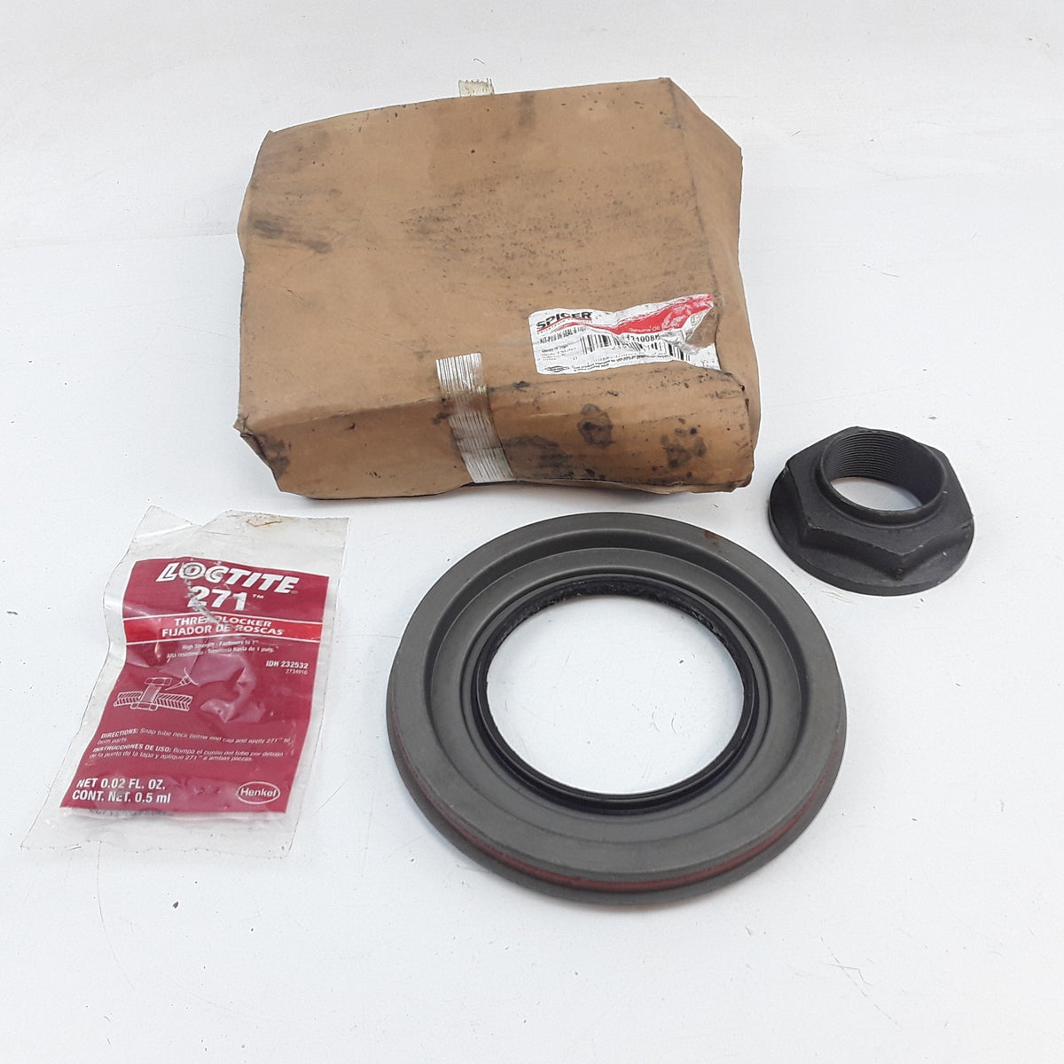 Dana Spicer 131008K Pinion Seal and Nut Fits Dana D170 D190 Differential Engines