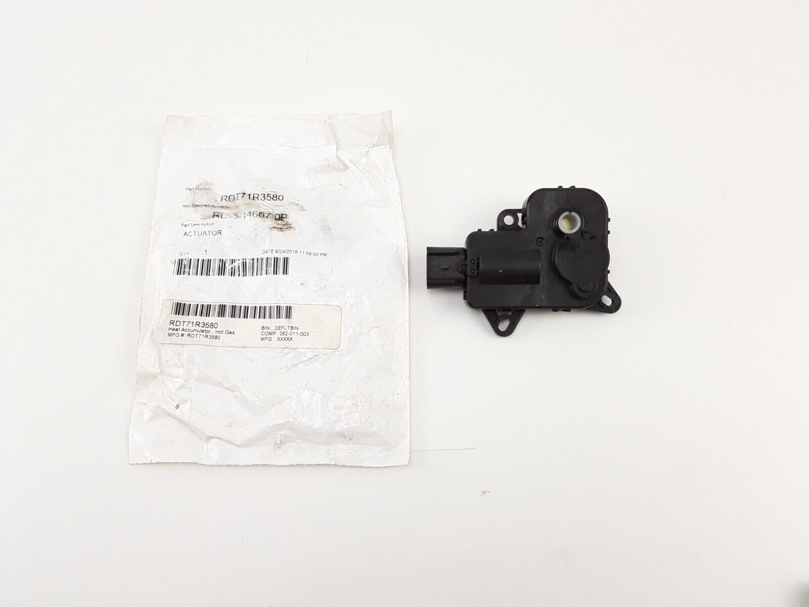 RedDOT RDT71R3580 12V 2-Pin Heater Valve Actuator for International Navistar - HotCarParts