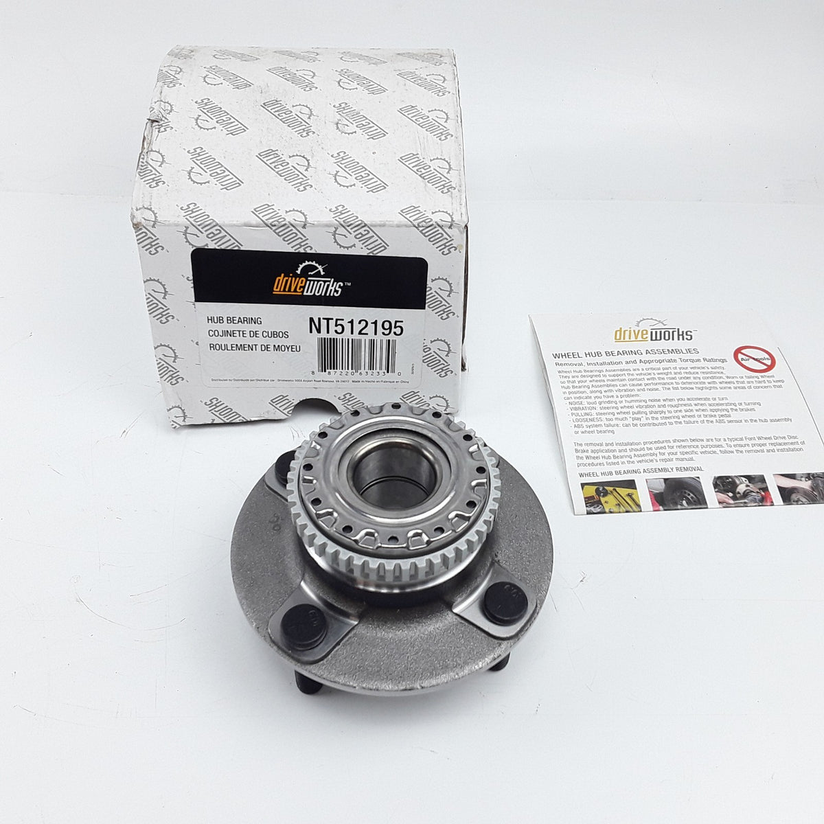 Rear Wheel Bearing and Hub Fits Kia Spectra5 Spectra Hyundai Elantra (2001-2009)