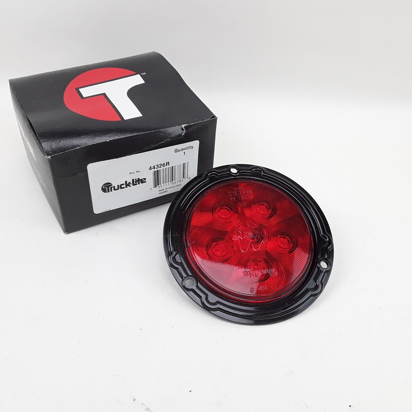 Truck-Lite 44326R Super 44 Brake LED Tail/Turn Signal Light Red Black