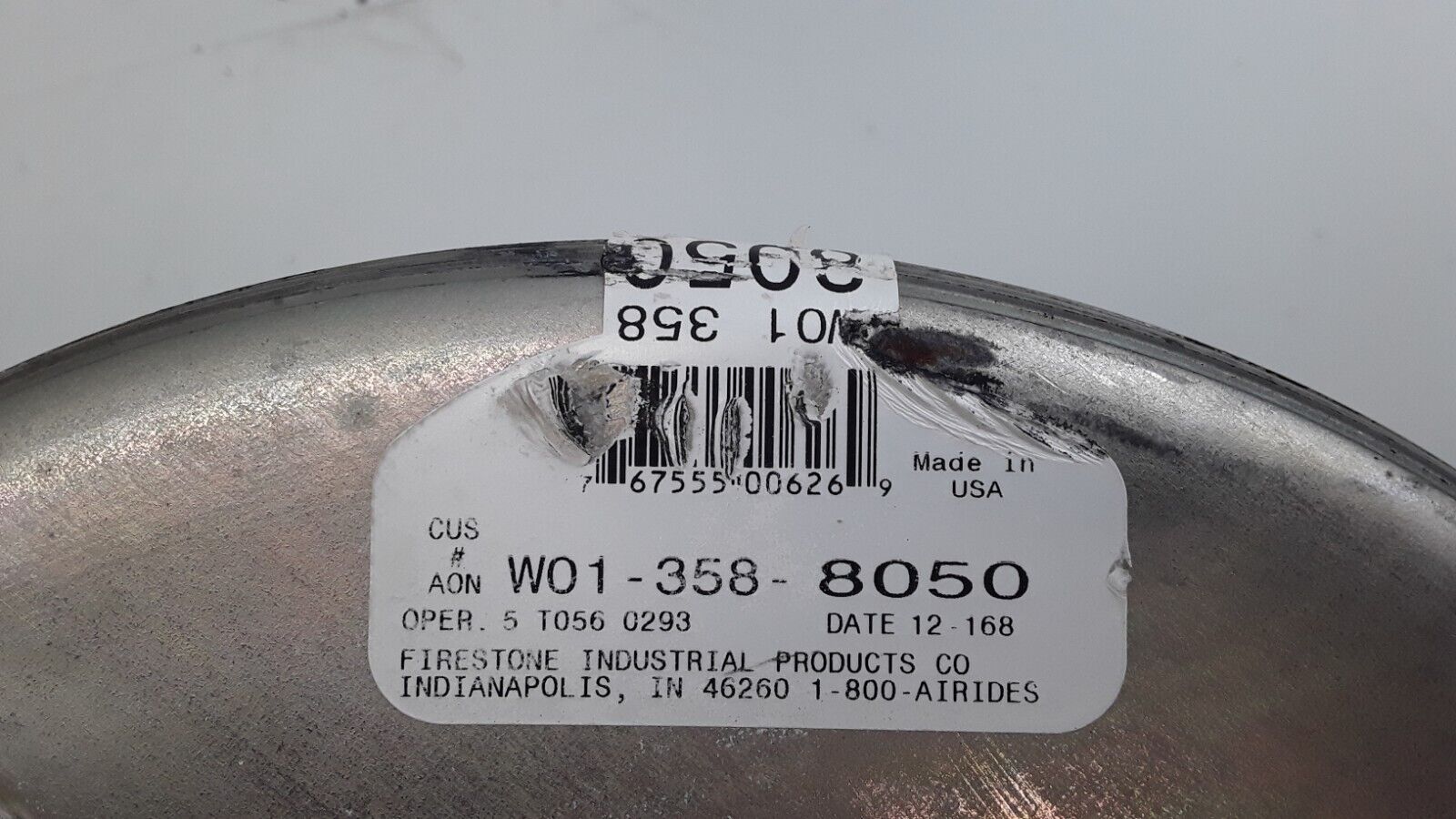 GENUINE Firestone W01-358-8050 Air Suspension Spring Bag p/n 1R14-039 - HotCarParts