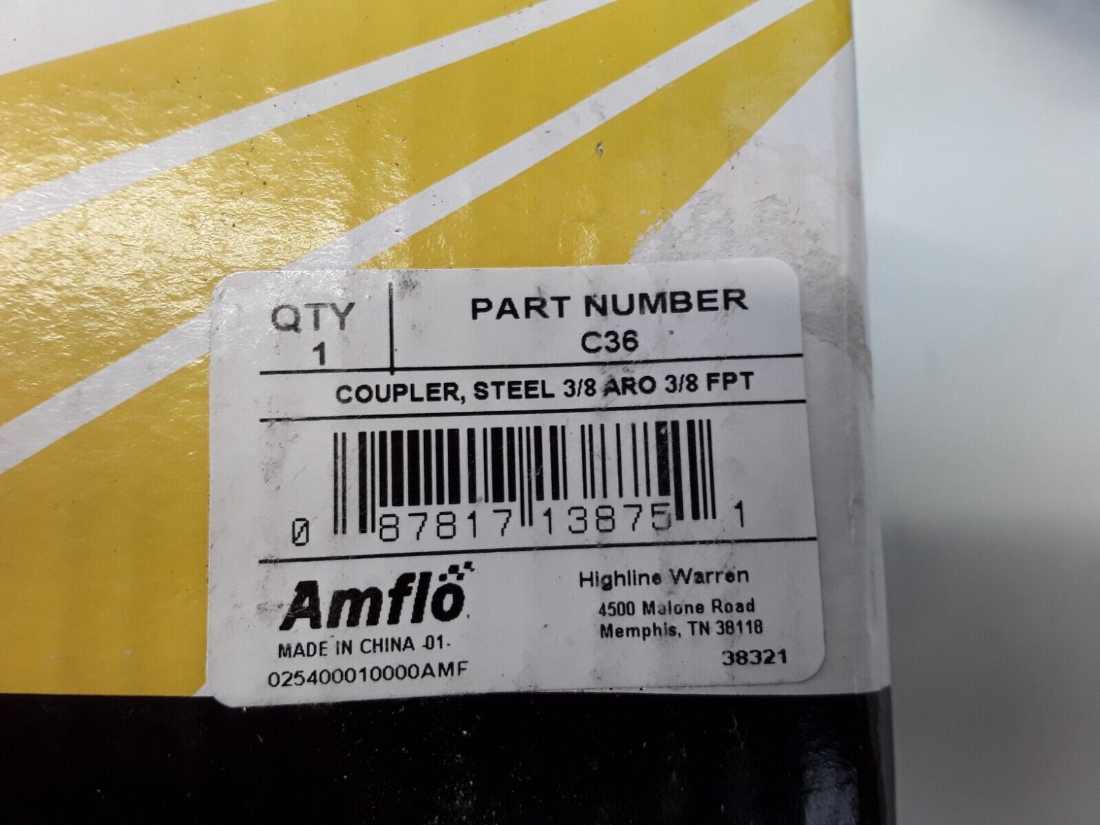 10Amflo C36 Design Steel Coupler 3/8 Quick Connect 3/8 in Compressor Fitting Air - HotCarParts