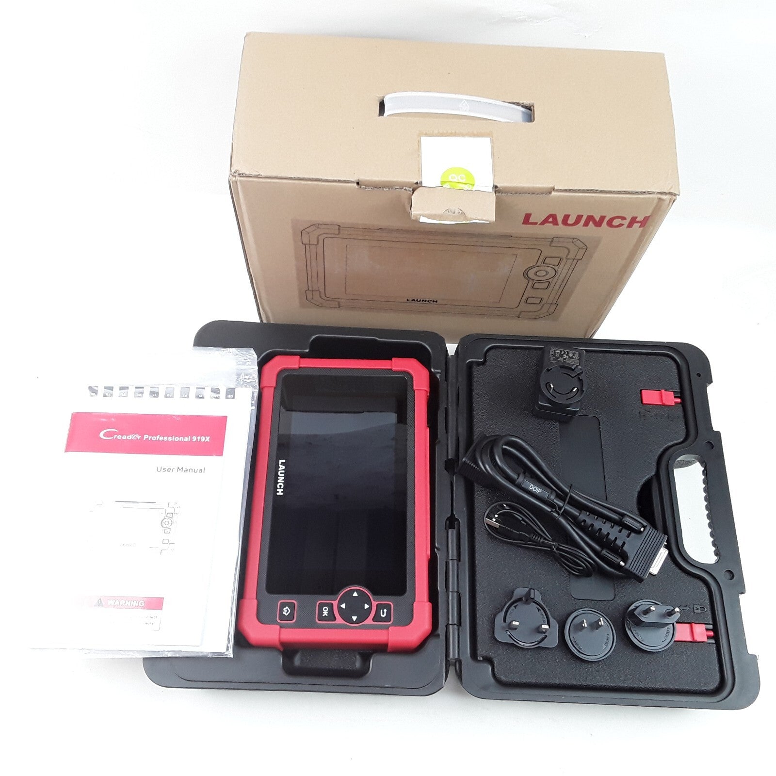 Launch 919X Professional Diagnostic Tool Black Red Code Reader for All Cars