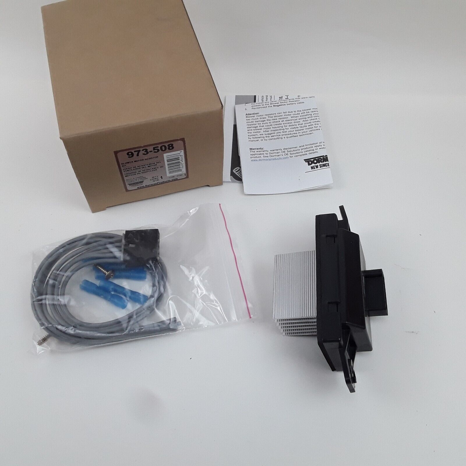 Front HVAC Blower Motor Resistor Kit Fits Cadillac Escalade GMC Envoy GMC Sierra