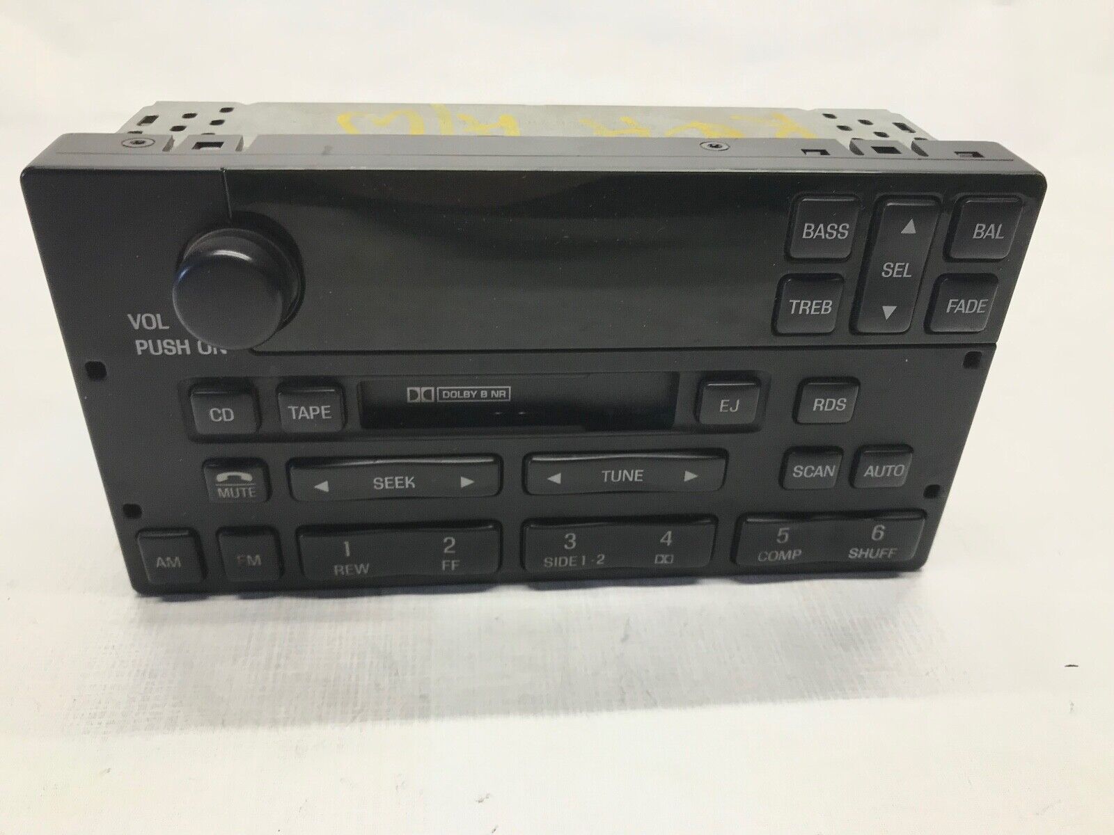 Ford cassette radio w/ RDS & CDC. OEM original stereo. - HotCarParts
