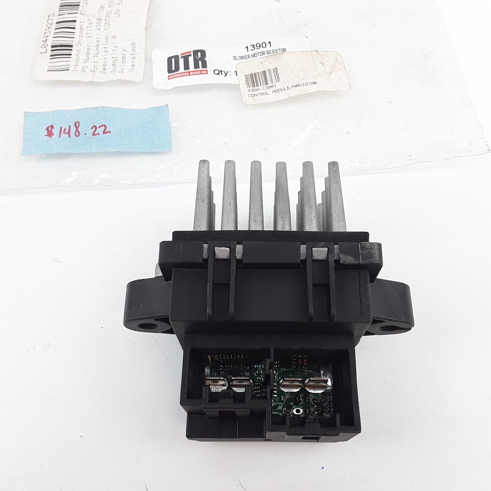 Blower Motor Resistor Fits International 7500 LoneStar ProStar 4400 (2012-2020)