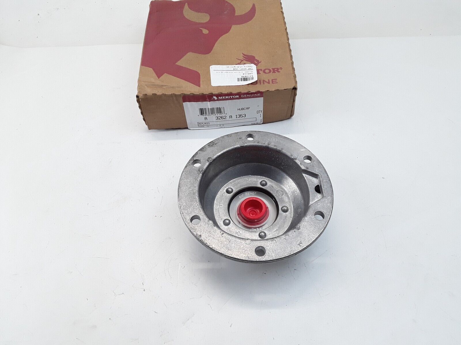 Meritor A3262A1353 Hubcap Front Steer Axle Hub Cap A-3262-A-1353 For Stemco 4176 - HotCarParts