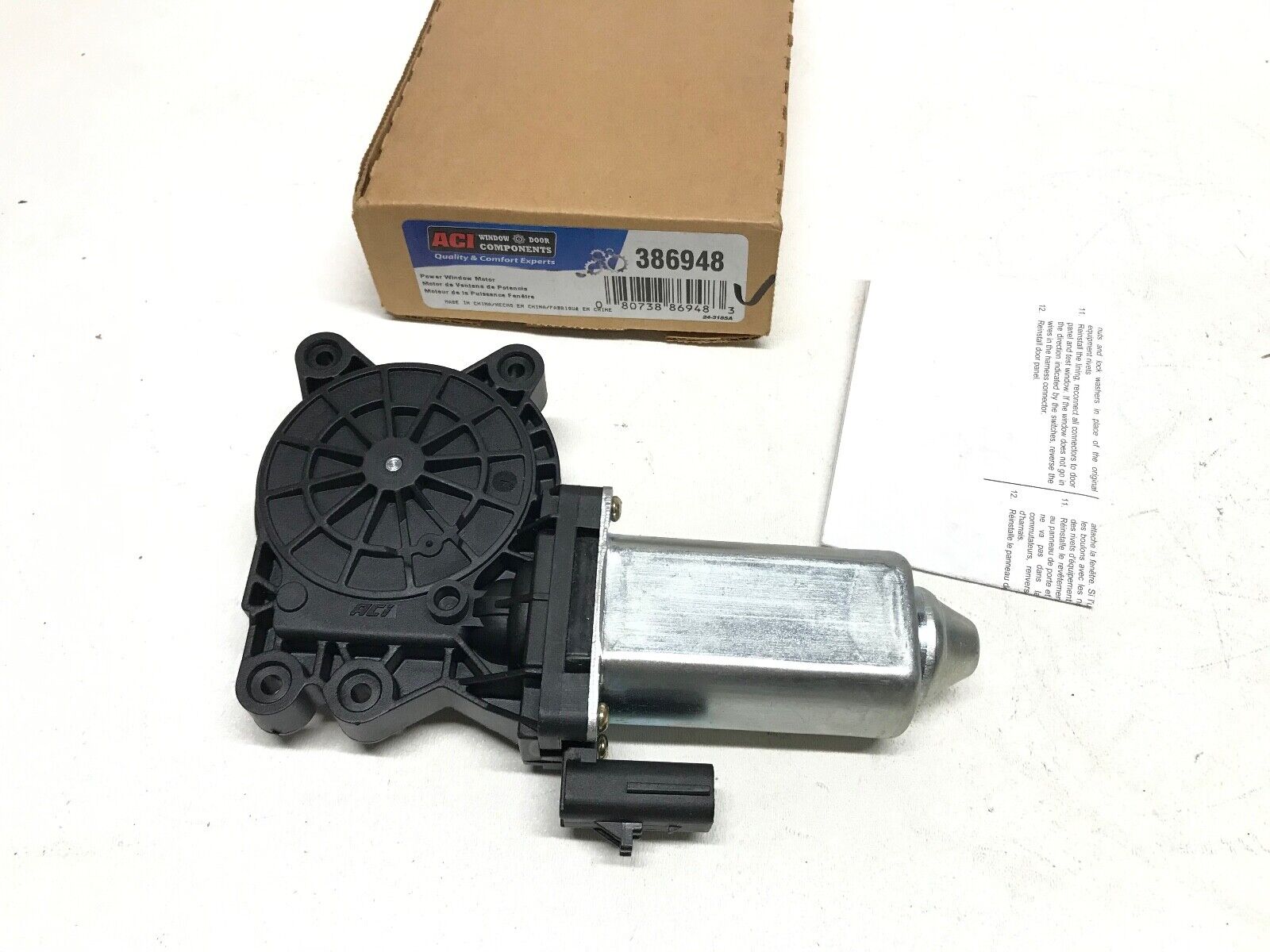 Power Window Motor Front Right ACI/Maxair 386948 for Chrysler, Dodge FAST SHIPP - HotCarParts