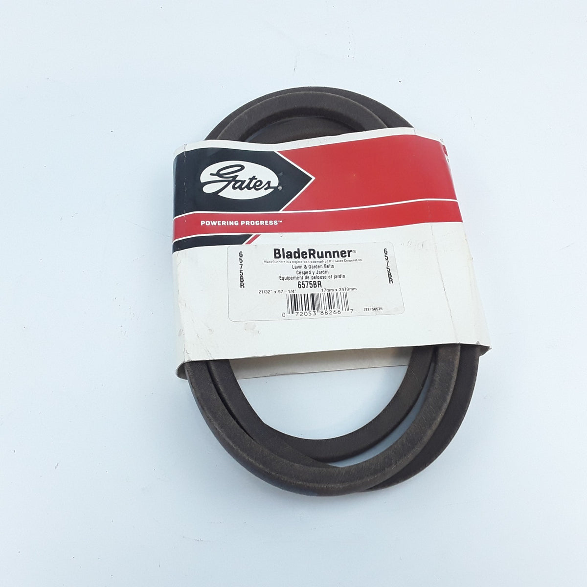 Gates 6575BR BladeRunner Drive Belt 21/32" x 97-1/4" For Lawn & Garden Equipment