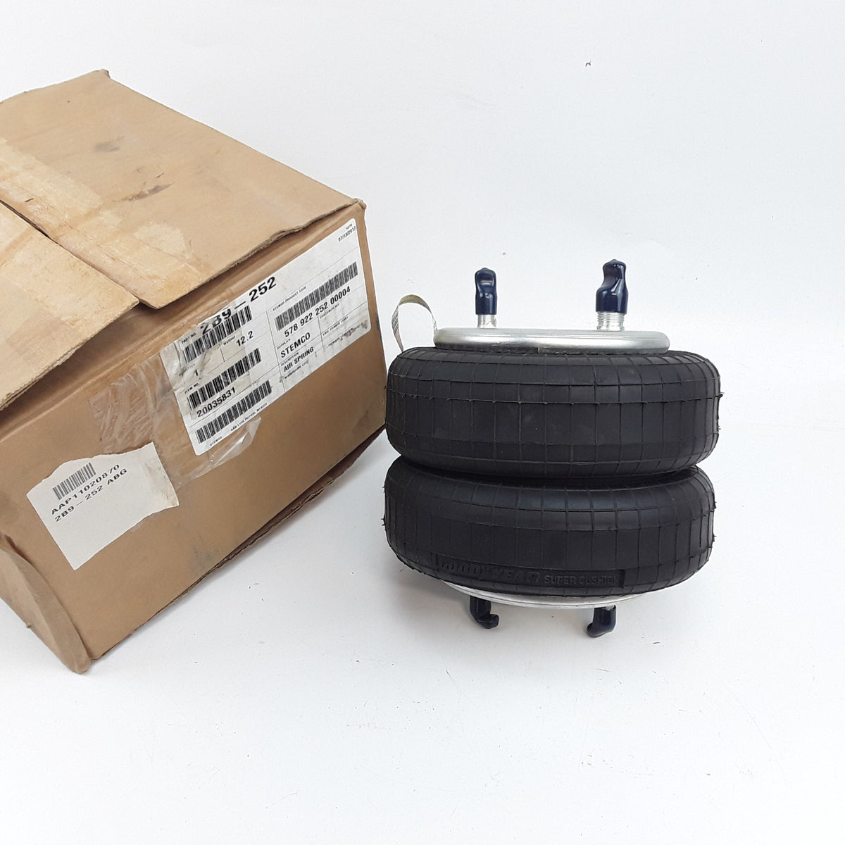 Goodyear 2B9-252 Bellows Air Spring Double Convoluted Fits Trucks Trailers Buses