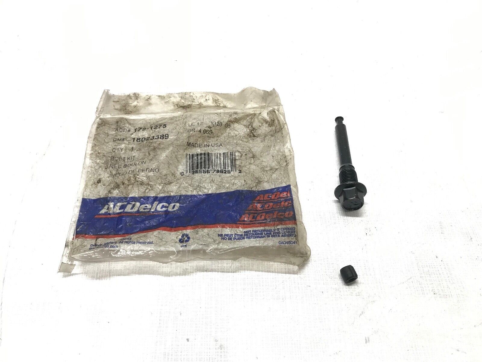 GENUINE GM ORIGINAL AC DELCO 179-1275 BRAKE CALIPER BOLT KIT FACTORY 18023389 - HotCarParts