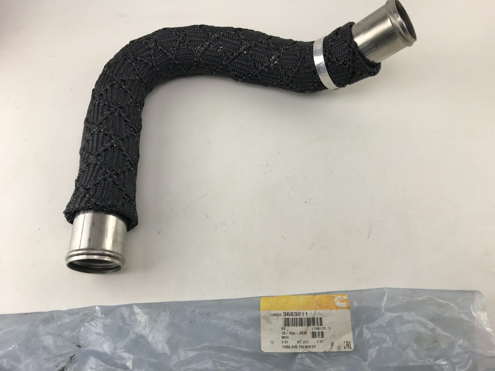 GENUINE OEM CUMMINS 3683011 TUBE AIR TRANSFER Air Crossover Tube FAST SHIPPING - HotCarParts