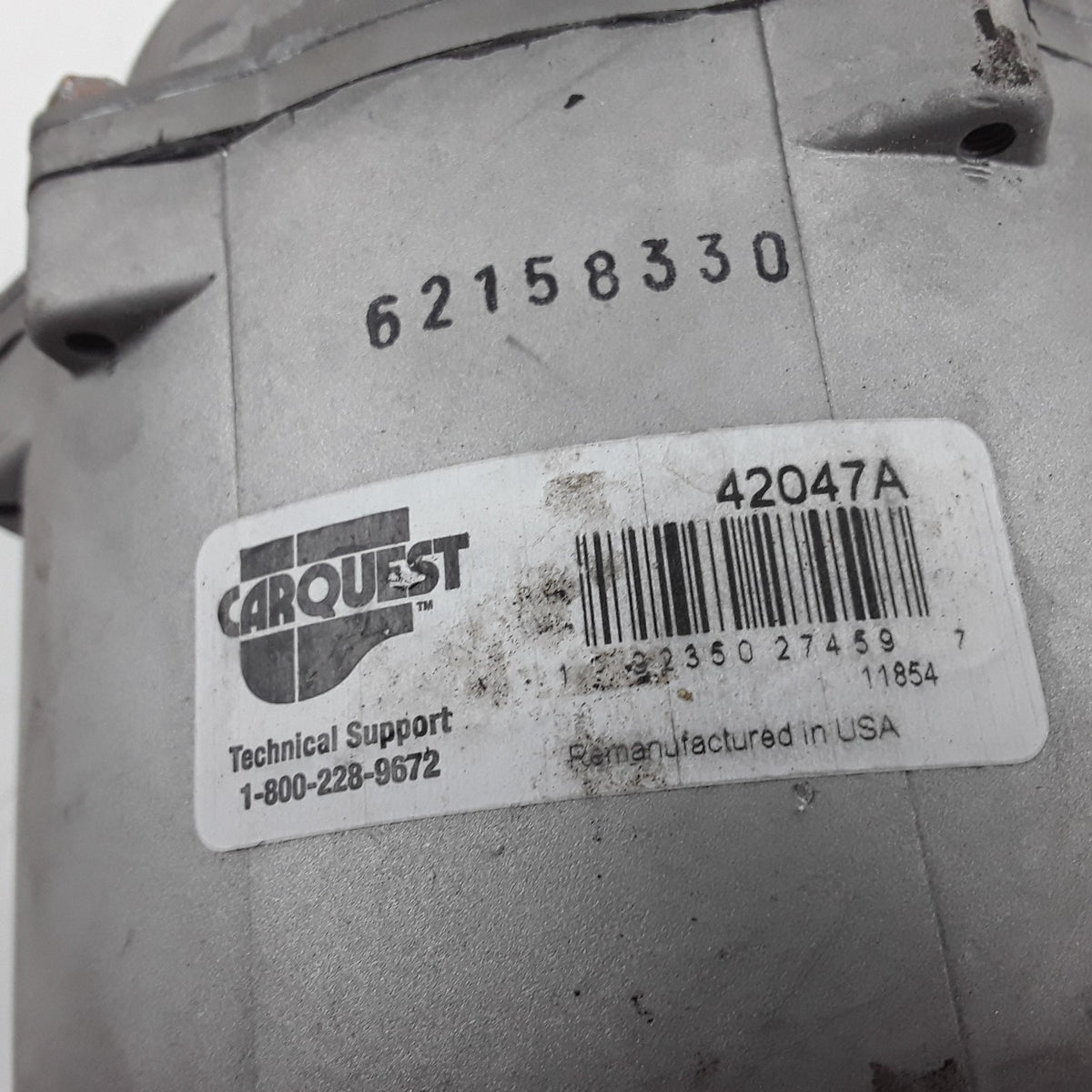 Carquest 42047A Starter Motor Assembly Fits Audi Q7 (2011) 3.0L-V6