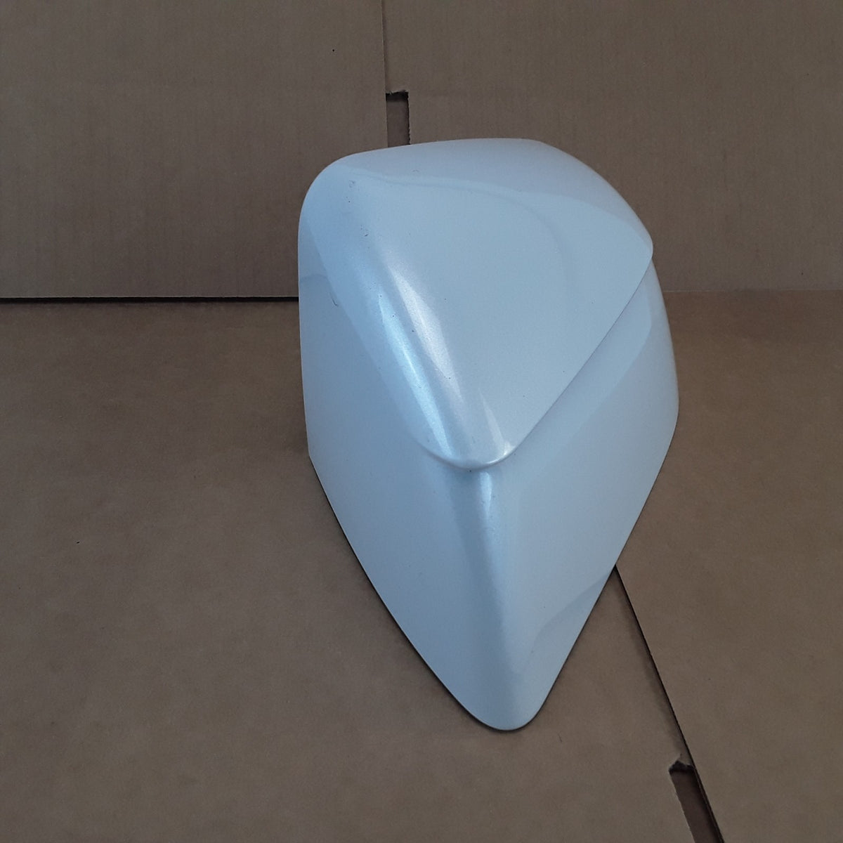 Tesla Model Y Exterior Mirror Skull Cap Left Hand Pearl White OEM 1963538-28-B