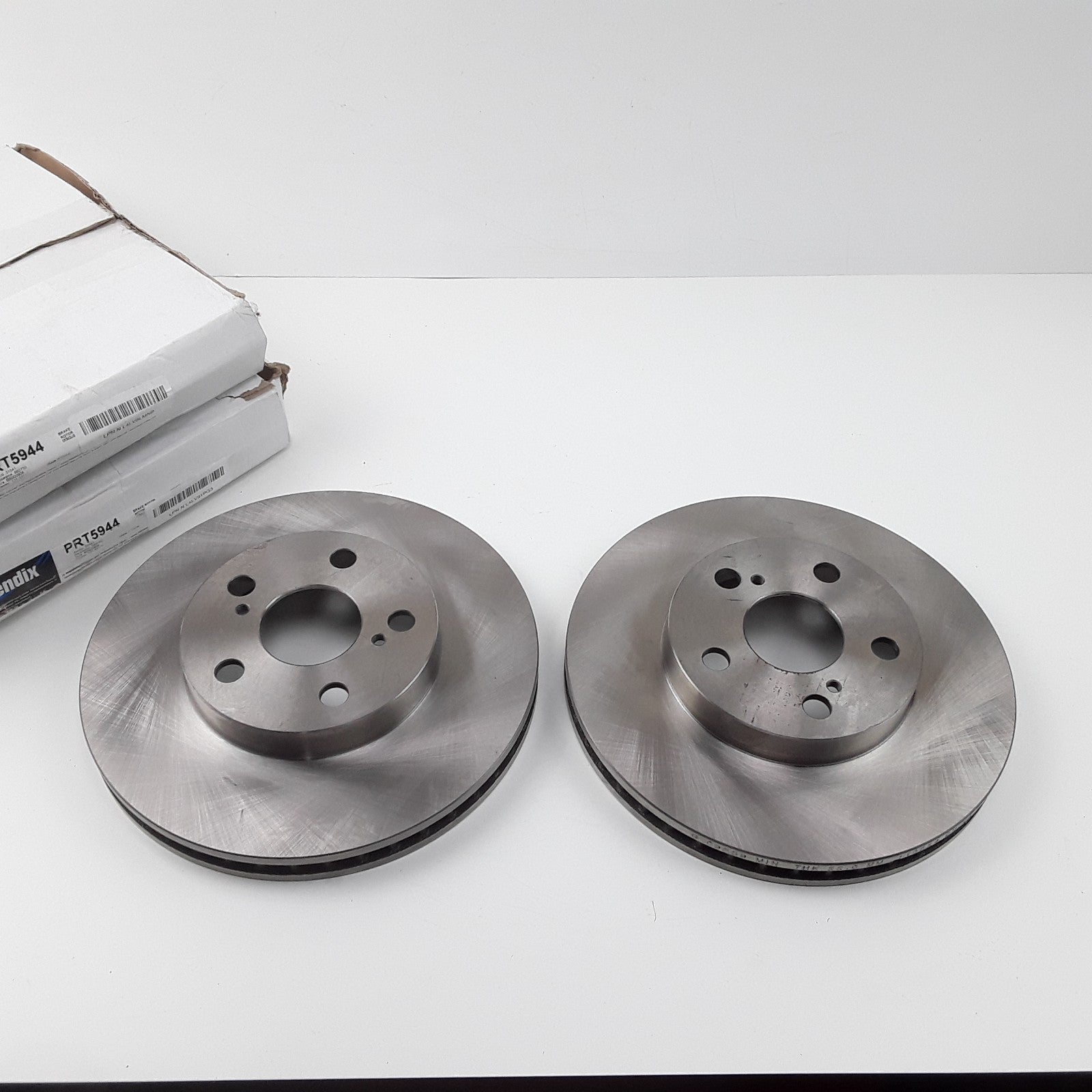 Kit Disc Brake Rotor Front Fits Toyota Prius Plug-In 12-15 Lexus CT200h 11-17