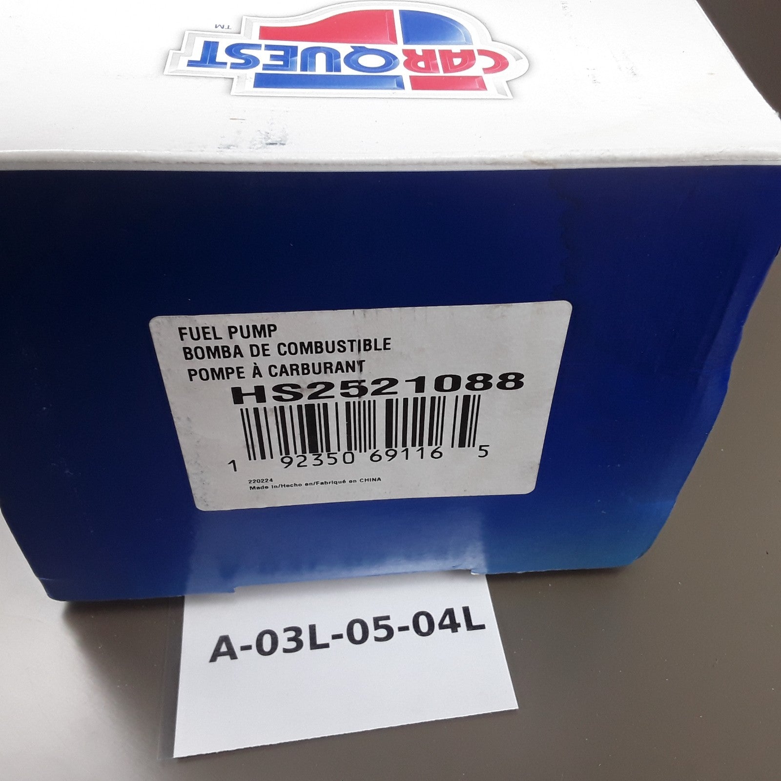 Carquest HS2521088 Fuel Pump Fits Mercury Villager Nissan Quest (1993 1994-1997)