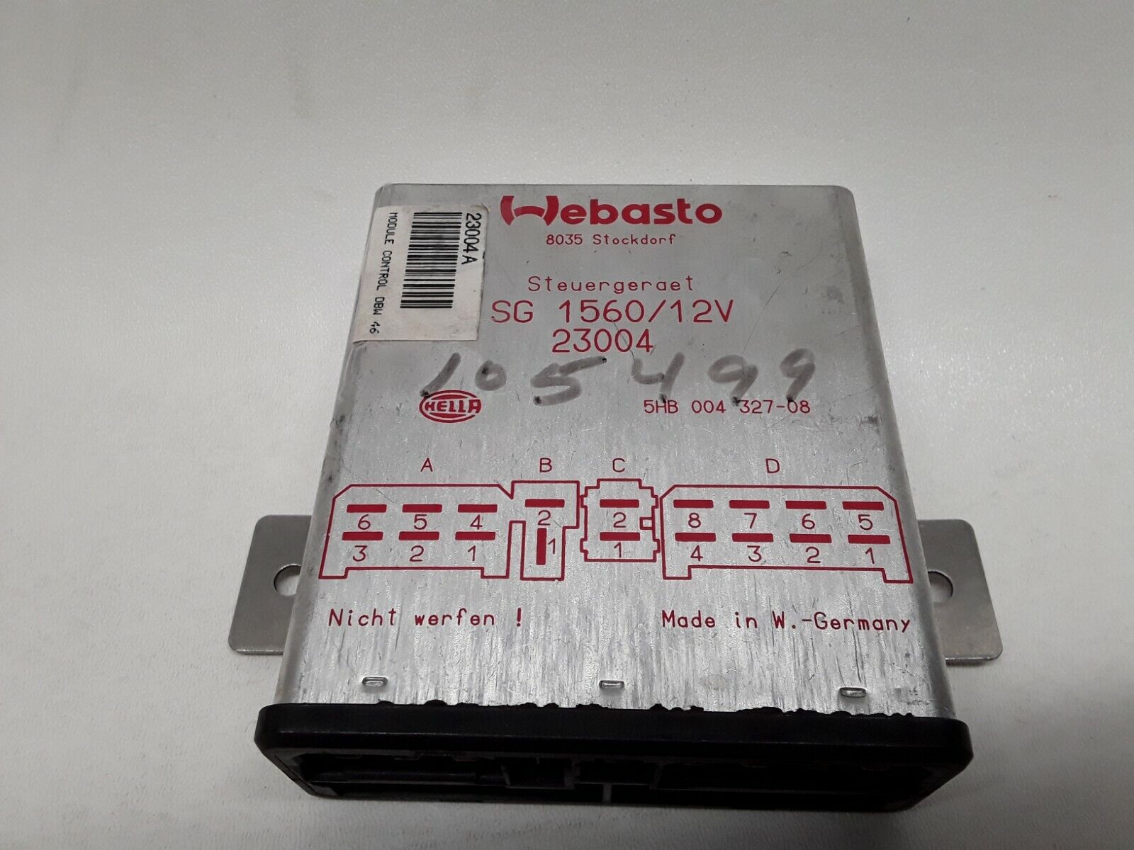 Module WEBASTO BBW46/DBW46 12V Control Unit SG 1560 23004/1319993 NEW - HotCarParts