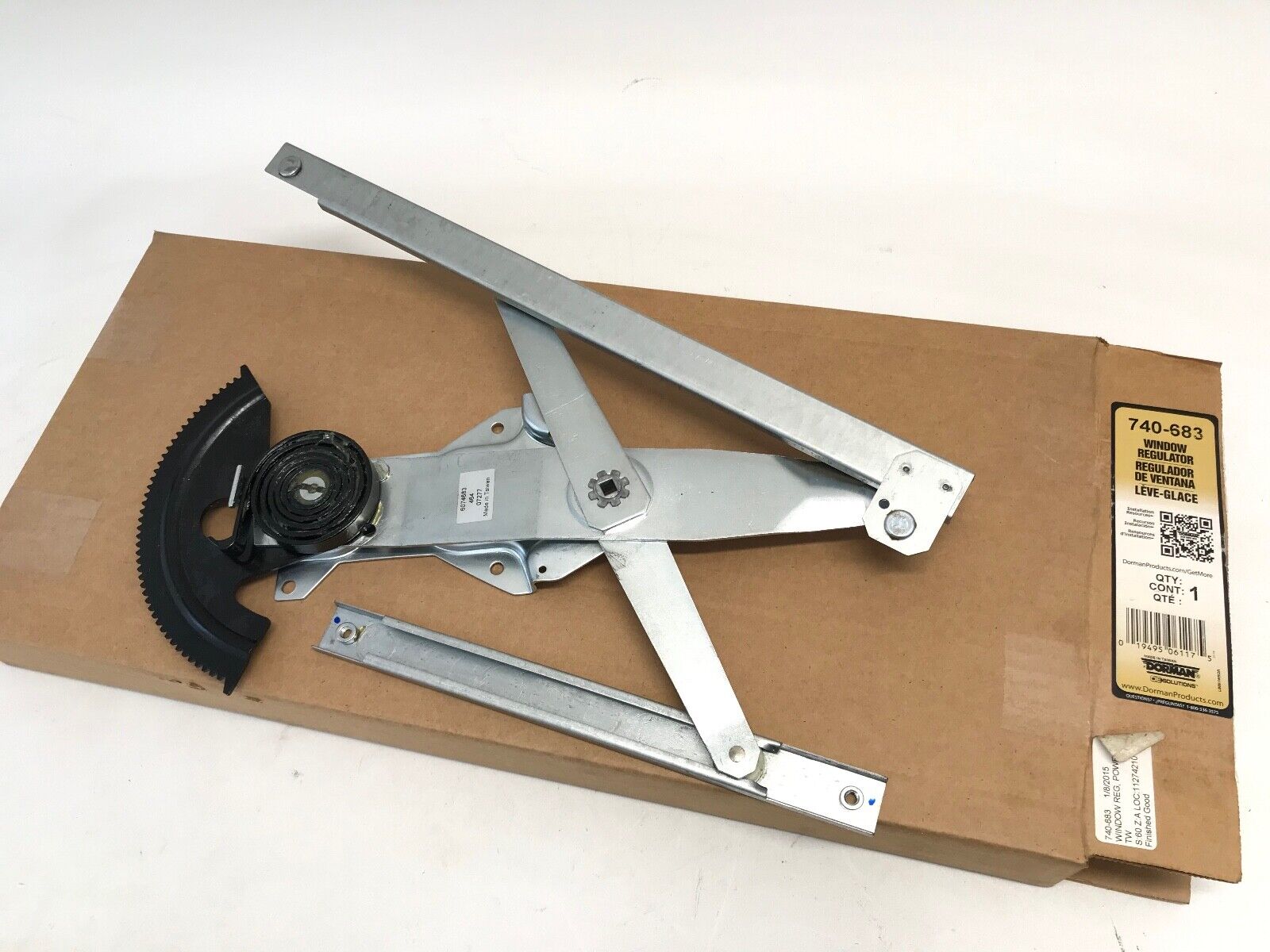 GENUINE OEM Dorman 740-683 Window Regulator FAST SHIPPING - HotCarParts