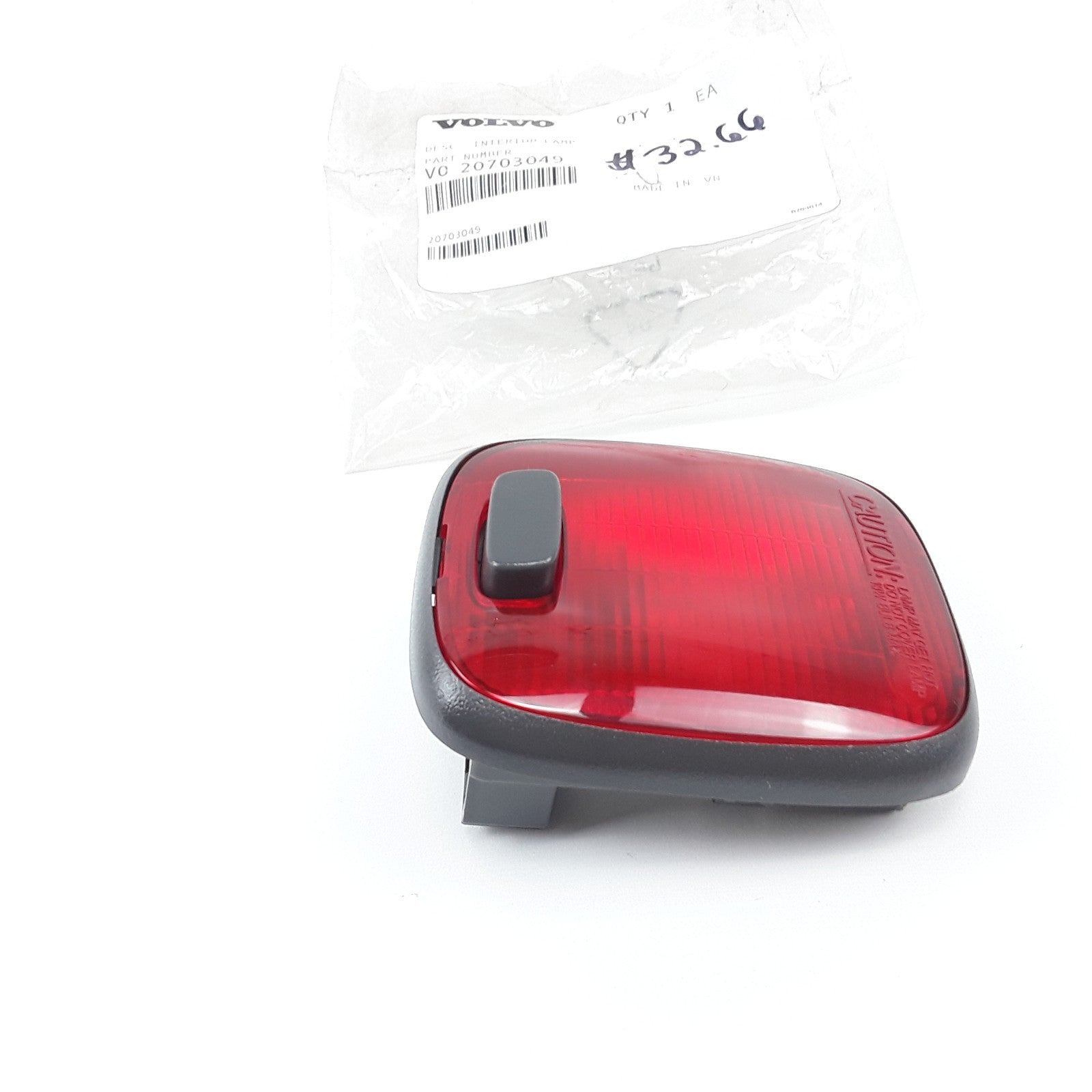 Volvo 20703049 Interior Door Instep Light 3 Switch Titan 12 Volt For Volvo Truck