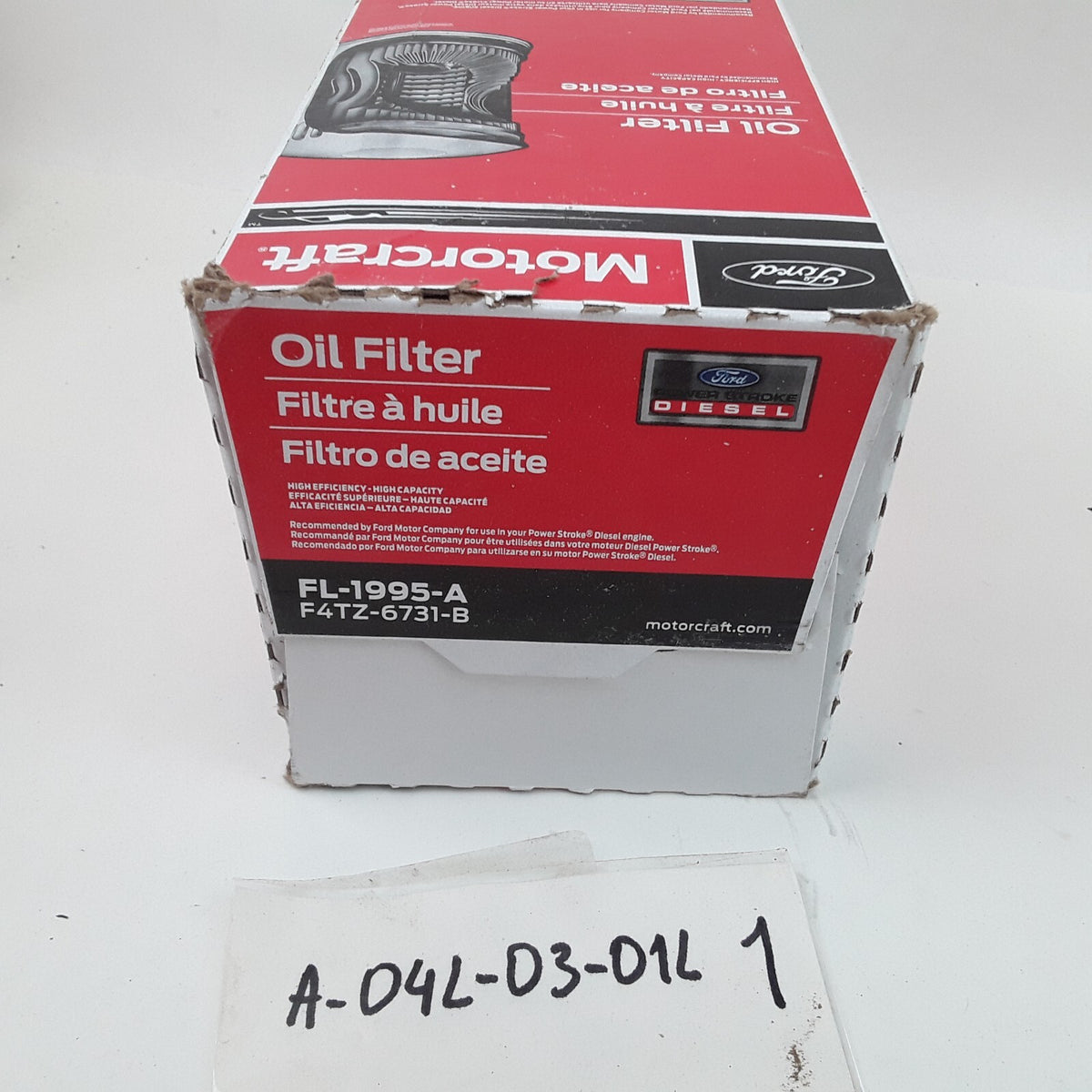 Motorcraft FL-1995A Engine Oil Filter Fits Ford Excursion F-250 F-350 1994-2003