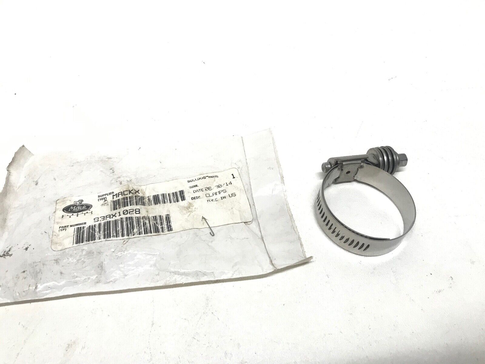 GENUINE MACK OEM 83AX1028 CLAMP HOSE HTR / 10025972 , 25099501, 015548855 - HotCarParts