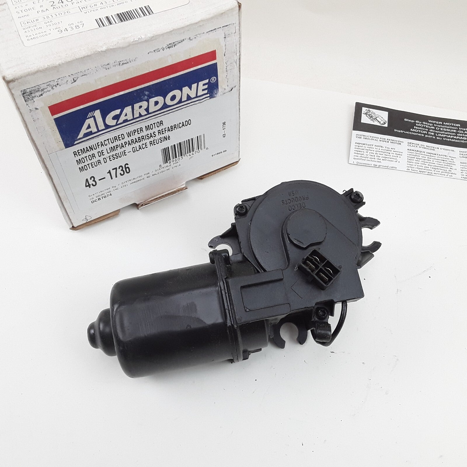 Front Windshield Wiper Motor Fits Toyota Corolla Geo Prizm 1989 1990 1991 1992