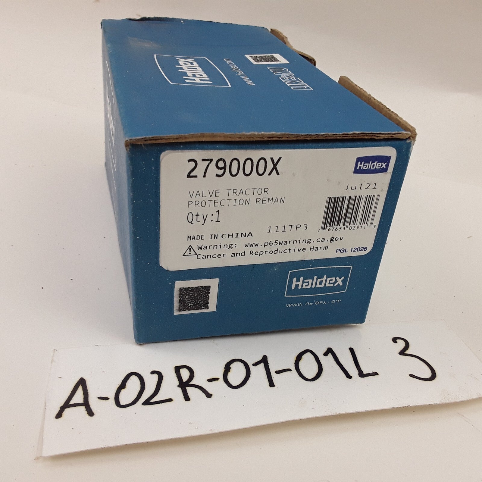 Haldex 279000X Bendix TP-3 Tractor Protection Reman Valve Heavy Duty