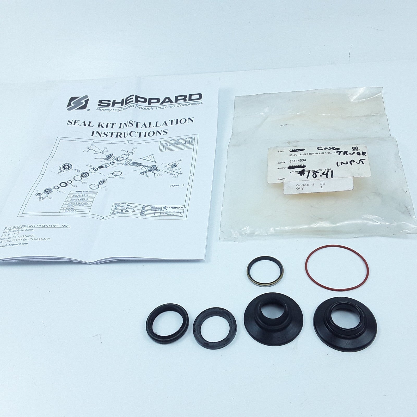 Volvo 85114034 Steering Gear Seal Kit For Mack Volvo Kenworth T660 International