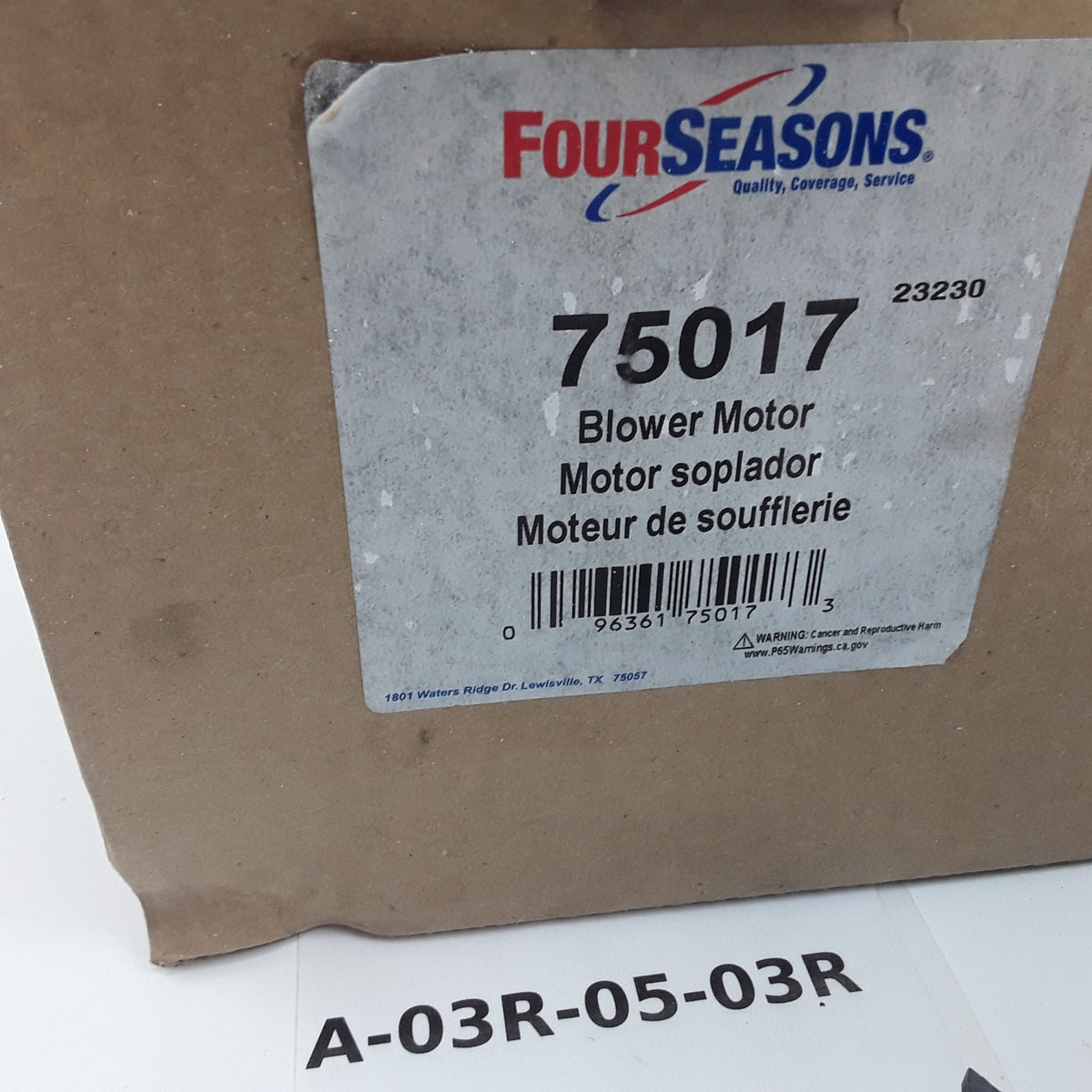 Four Seasons 75017 Blower Motor Fits Honda Odyssey CR-V 1995 1996 1997 1998-2001