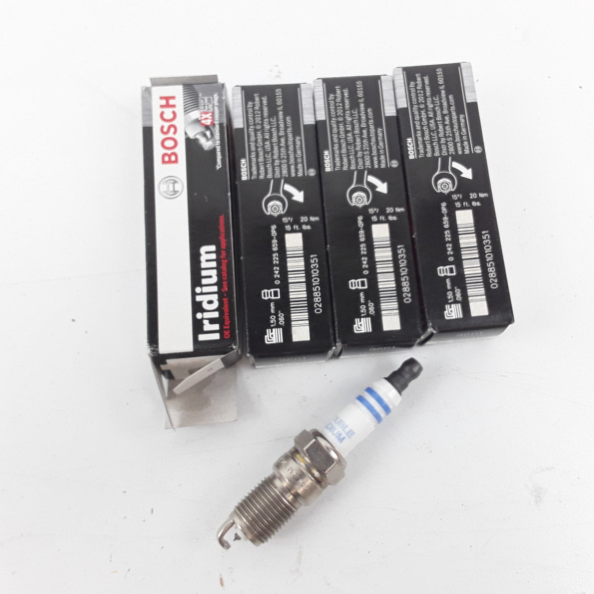 4X Double Iridium Spark Plugs Fits Isuzu Ford GMC Chevrolet Cadillac 1995-2014