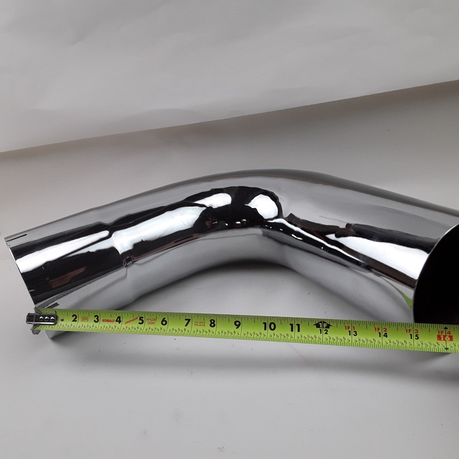 Automann 562.U4590E15C Exhaust Elbow 5in 90 DEG ID-OD Chrome Heavy Duty