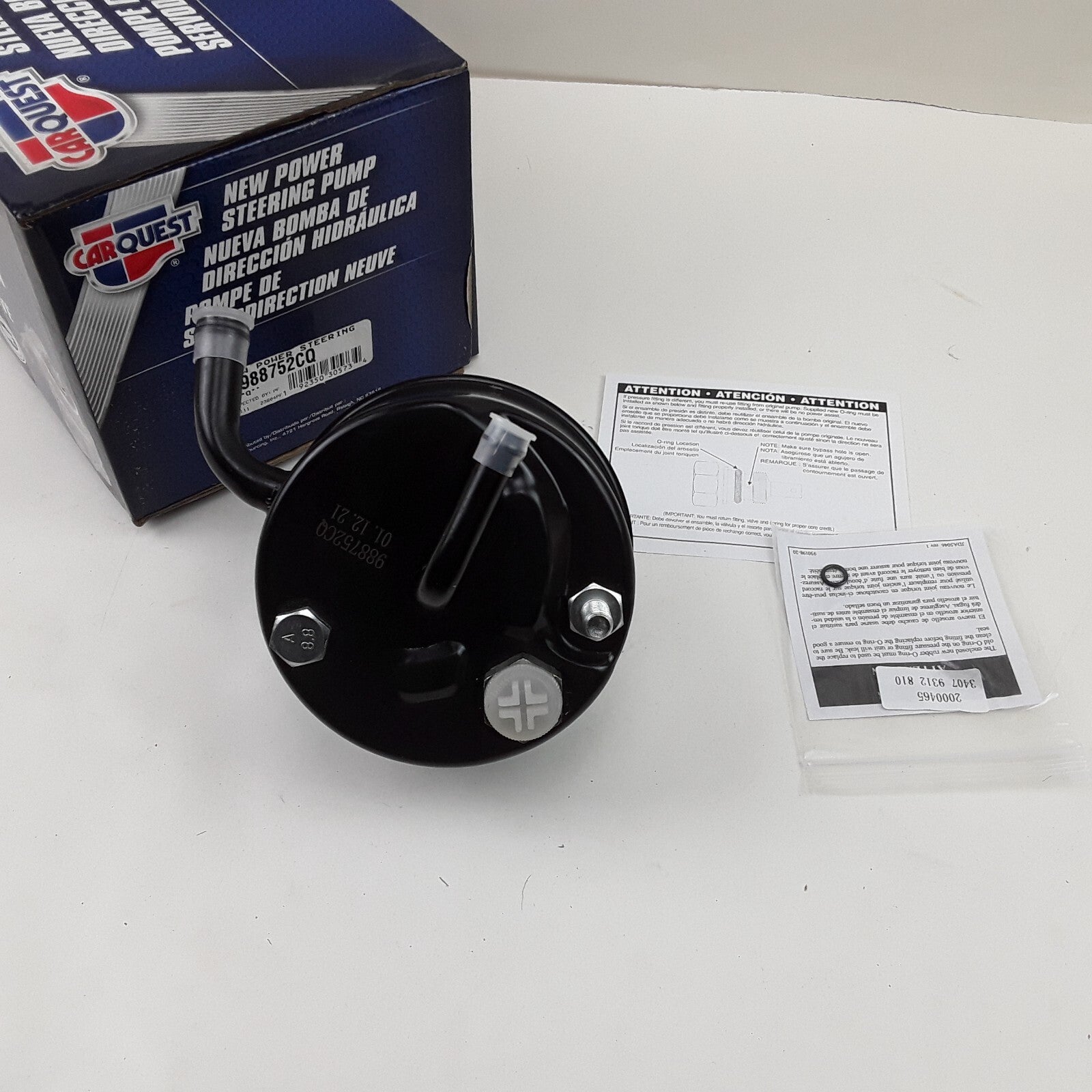 NEW Power Steering Pump Fits Plymouth Chrysler Dodge 1996-2000 Carquest 988752CQ