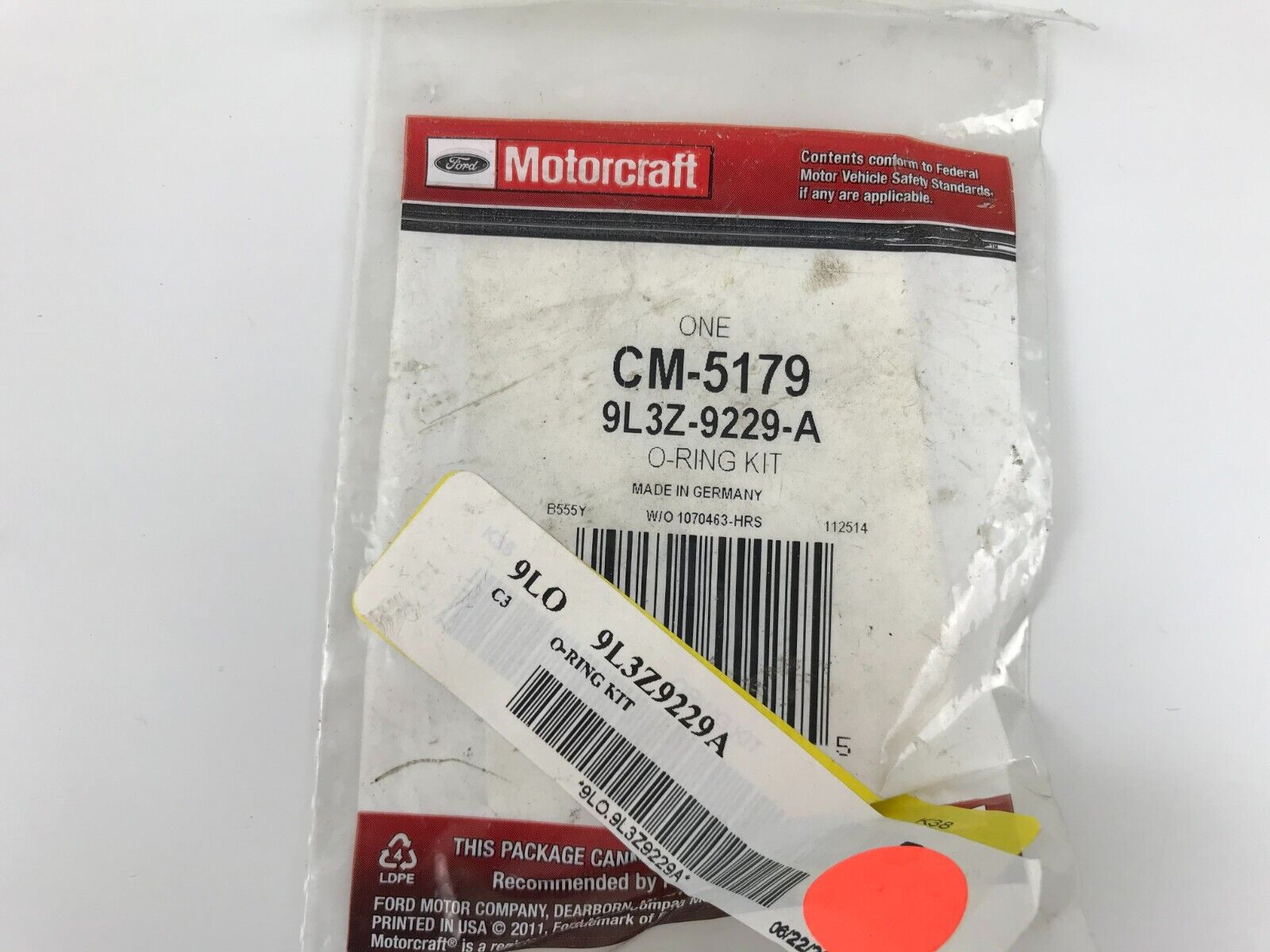 GENUINE OEM Motorcraft CM-5179 Fuel Injector O-Ring Kit Upper 9L3Z-9229-A FAST S - HotCarParts