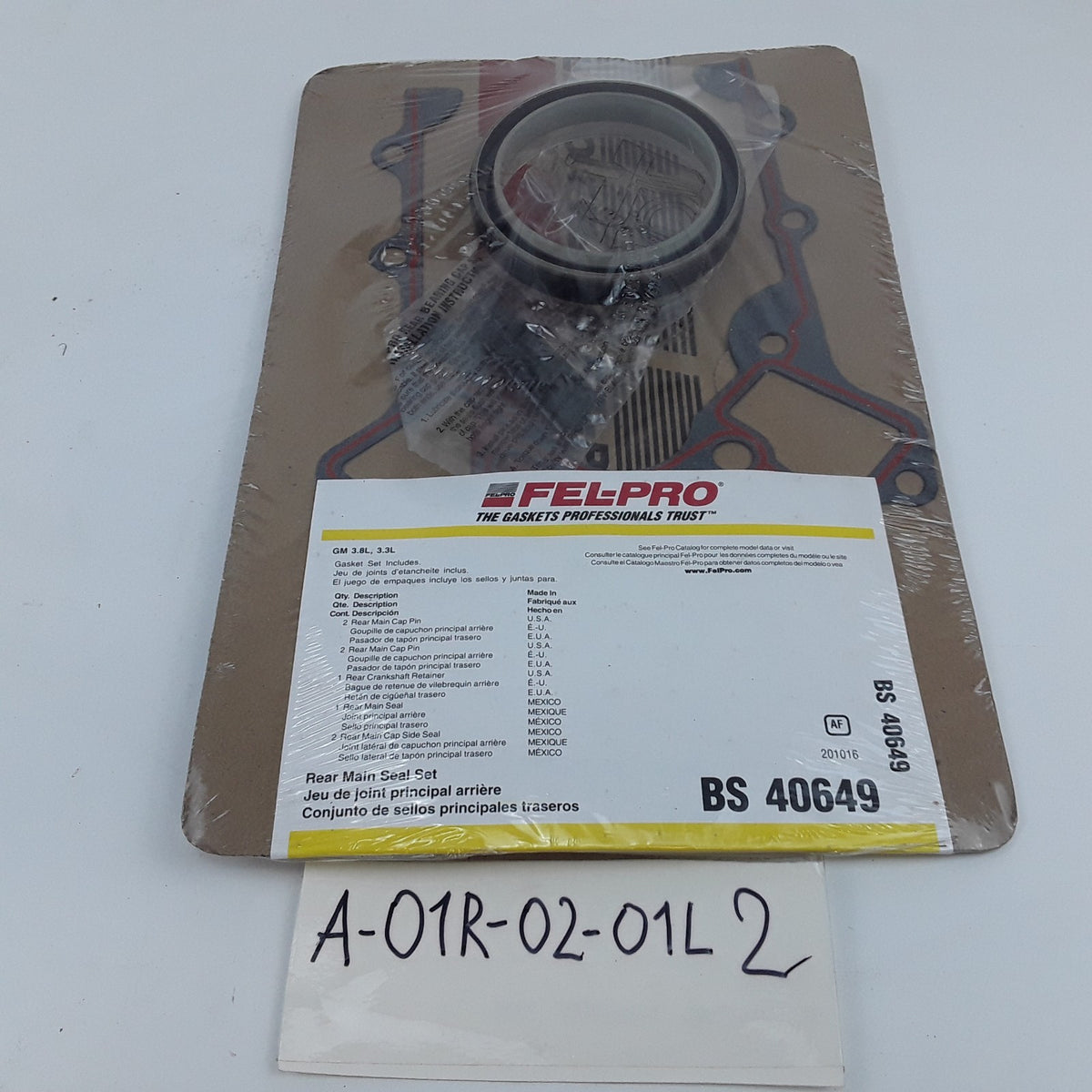 Engine Crankshaft Seal Kit Fits Buick Chevrolet Oldsmobile Pontiac 1990-2003