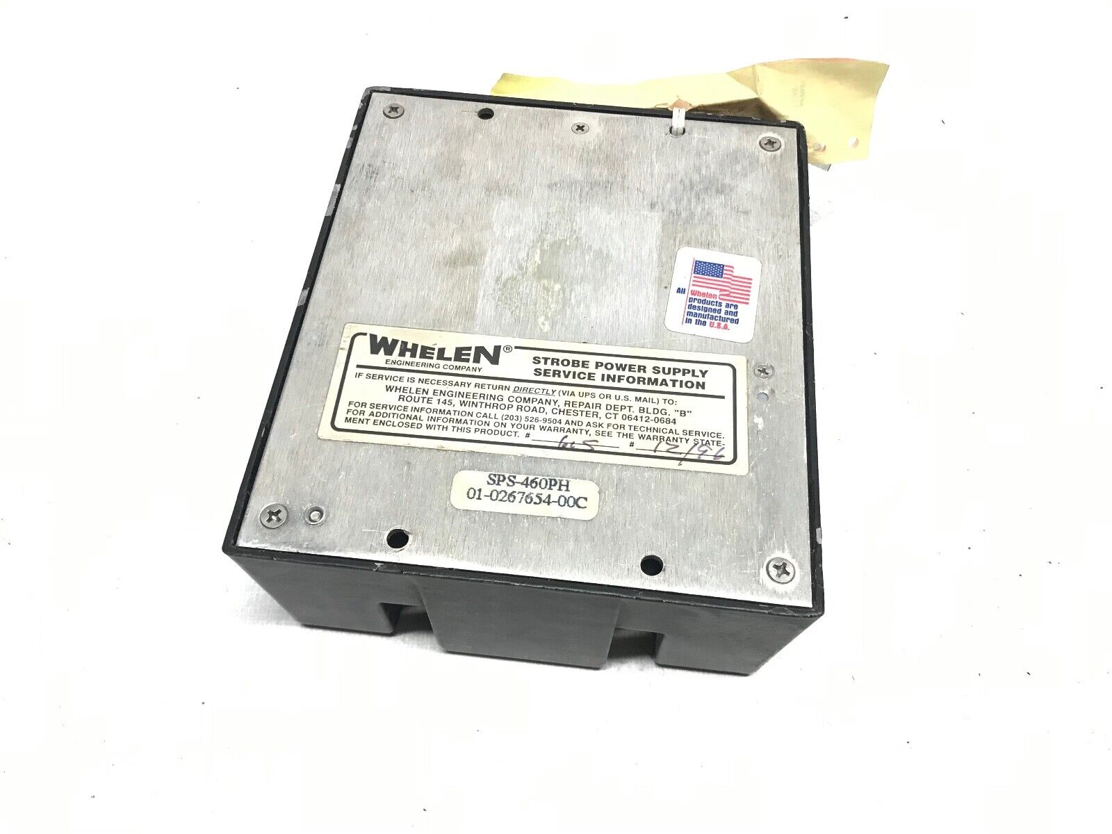 Whelen SPS-460PH 01-0267654-00C WHELEN SPS-4600H STROBE POWER SUPPLY 01066231200 - HotCarParts