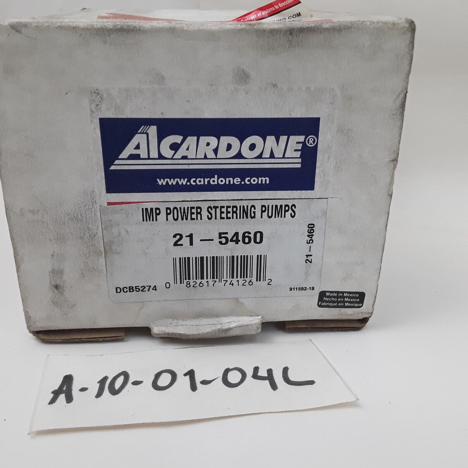 Cardone 21-5460 Power Steering Pump Reman For BMW X5 2004 2005 2006 2007