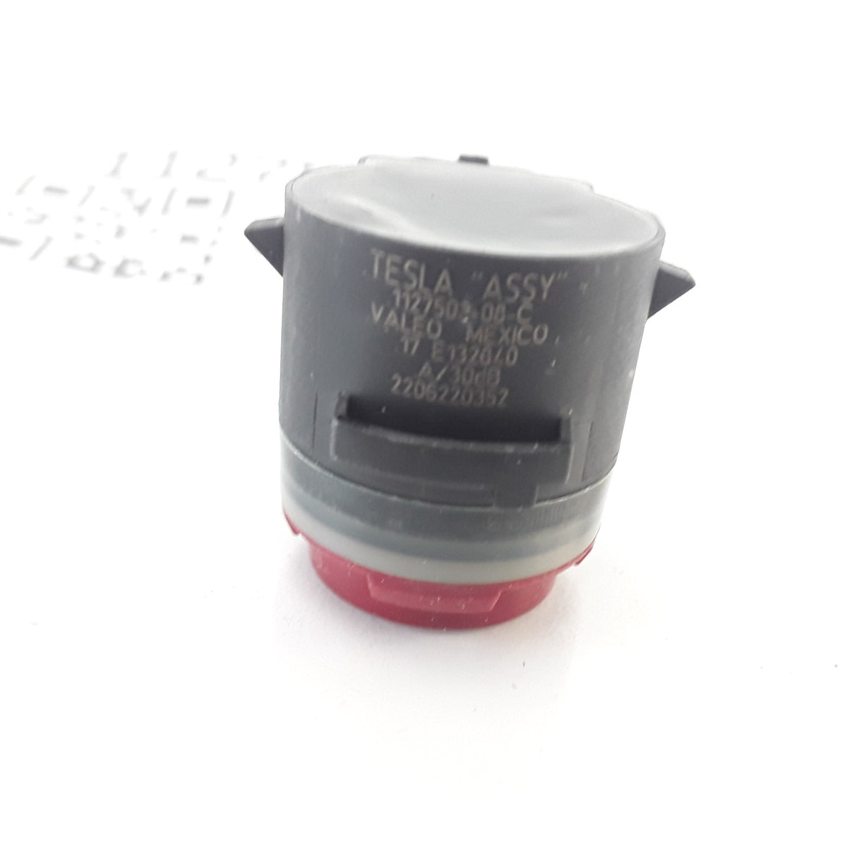 Model S 3 X Y 2015-2025 Sunset Red Park Assist Sensor 1127503-08-C OEM