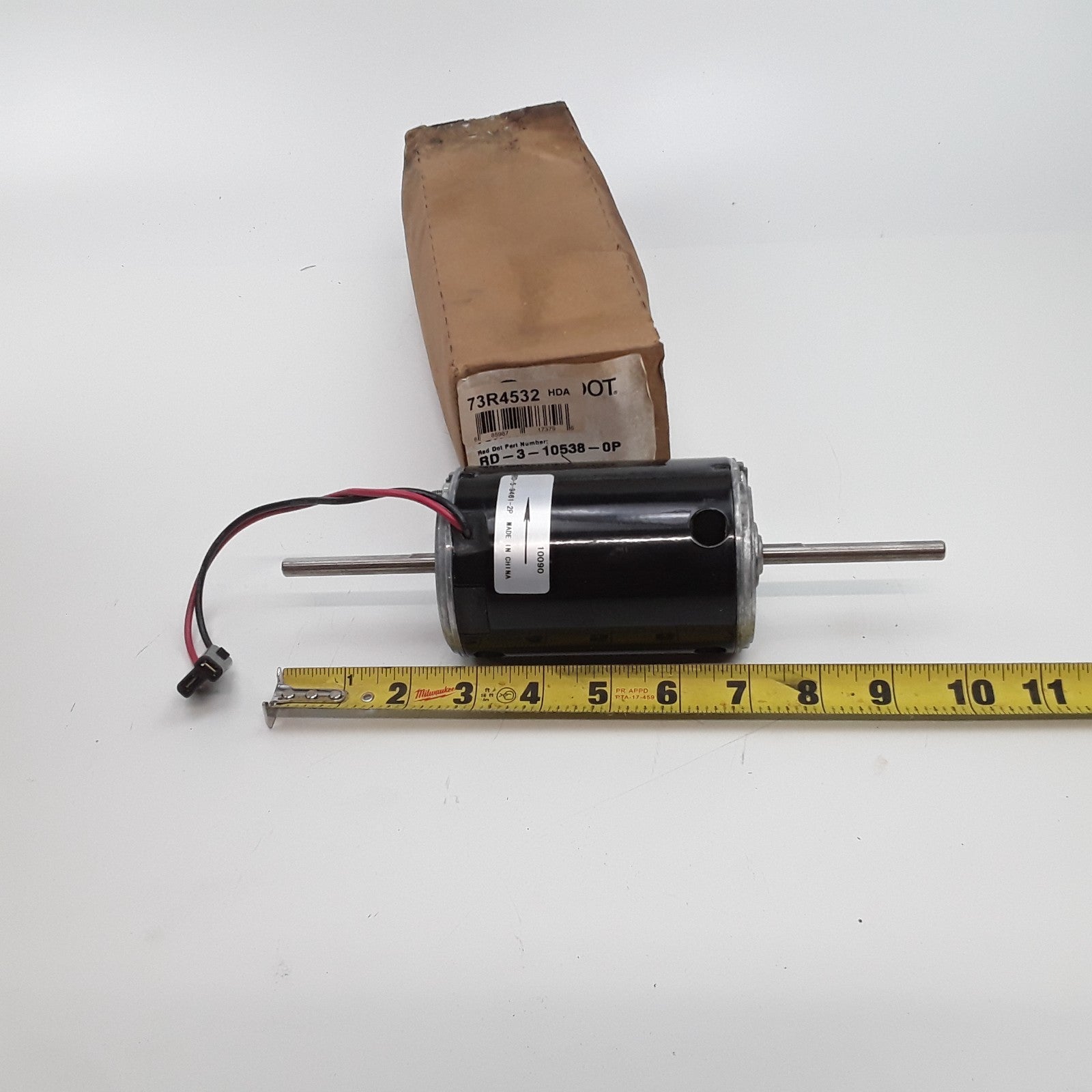 Single Shaft Vented Blower Motor Fits GMC Peterbilt Kenworth Volvo (1982-2014)