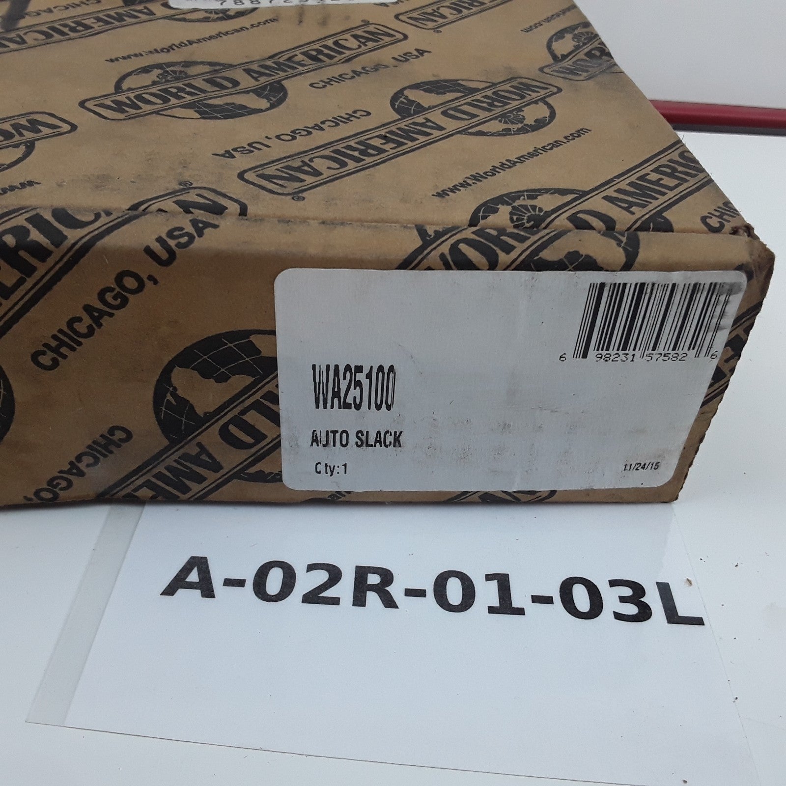 World American WA25100 Automatic Slack Adjuster 1-1/4"-10 Spline, 5.5" Arm A