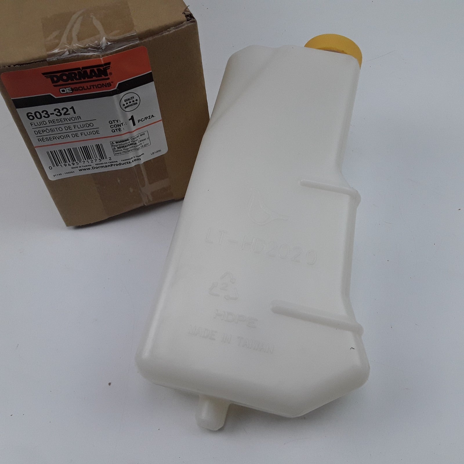 Dorman 603-321 Front Engine Coolant Reservoir Fits Honda Fit (2006 2007 2008)