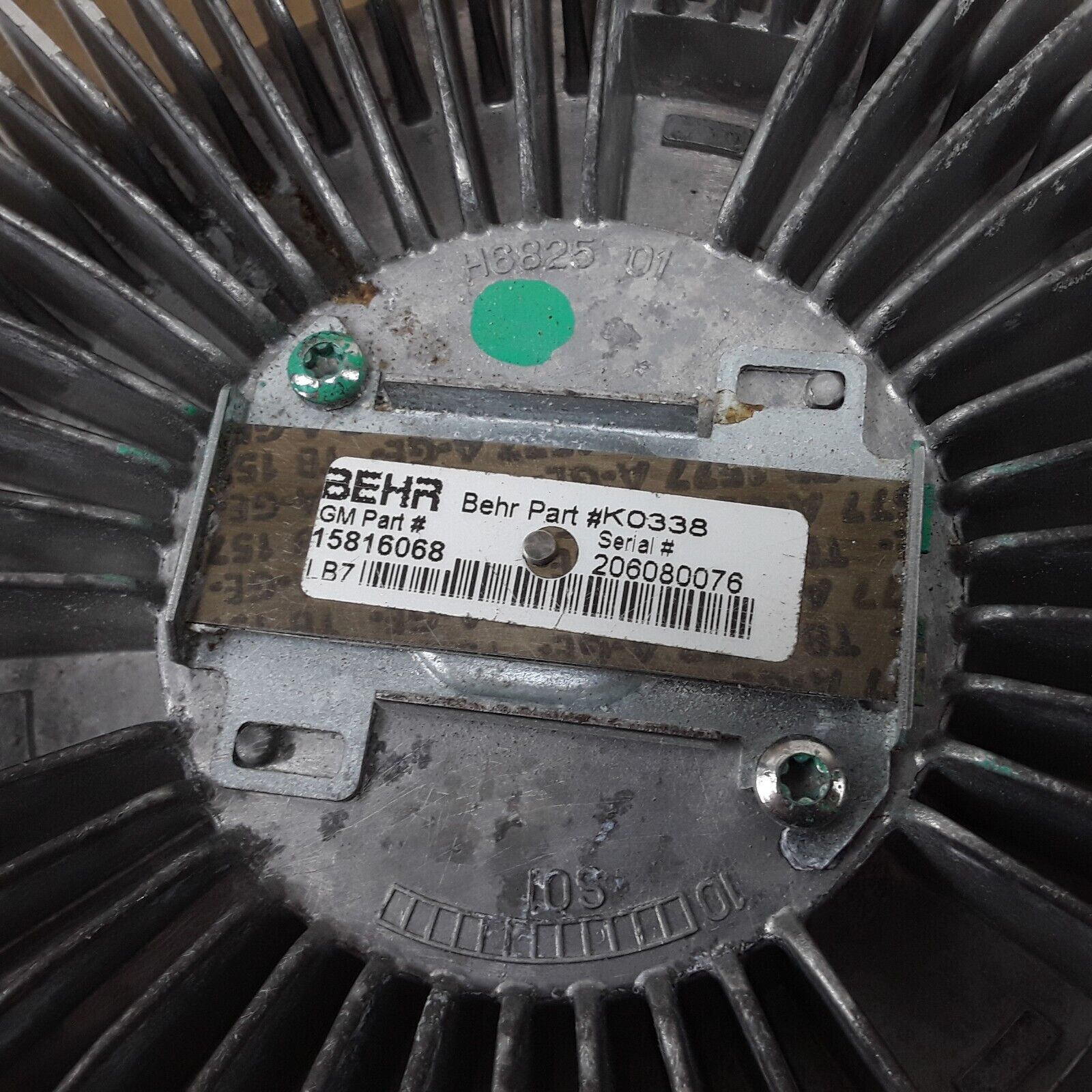 GM 15-40114 15816068 Silver Engine Cooling Fan Clutch for GMC, Chevrolet 2003-07