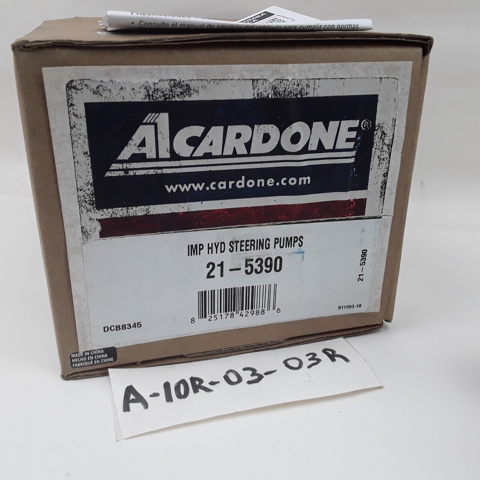 Cardone 21-5390 Power Steering Pump Replacement Part for Cadillac 4.6L 2004-2009