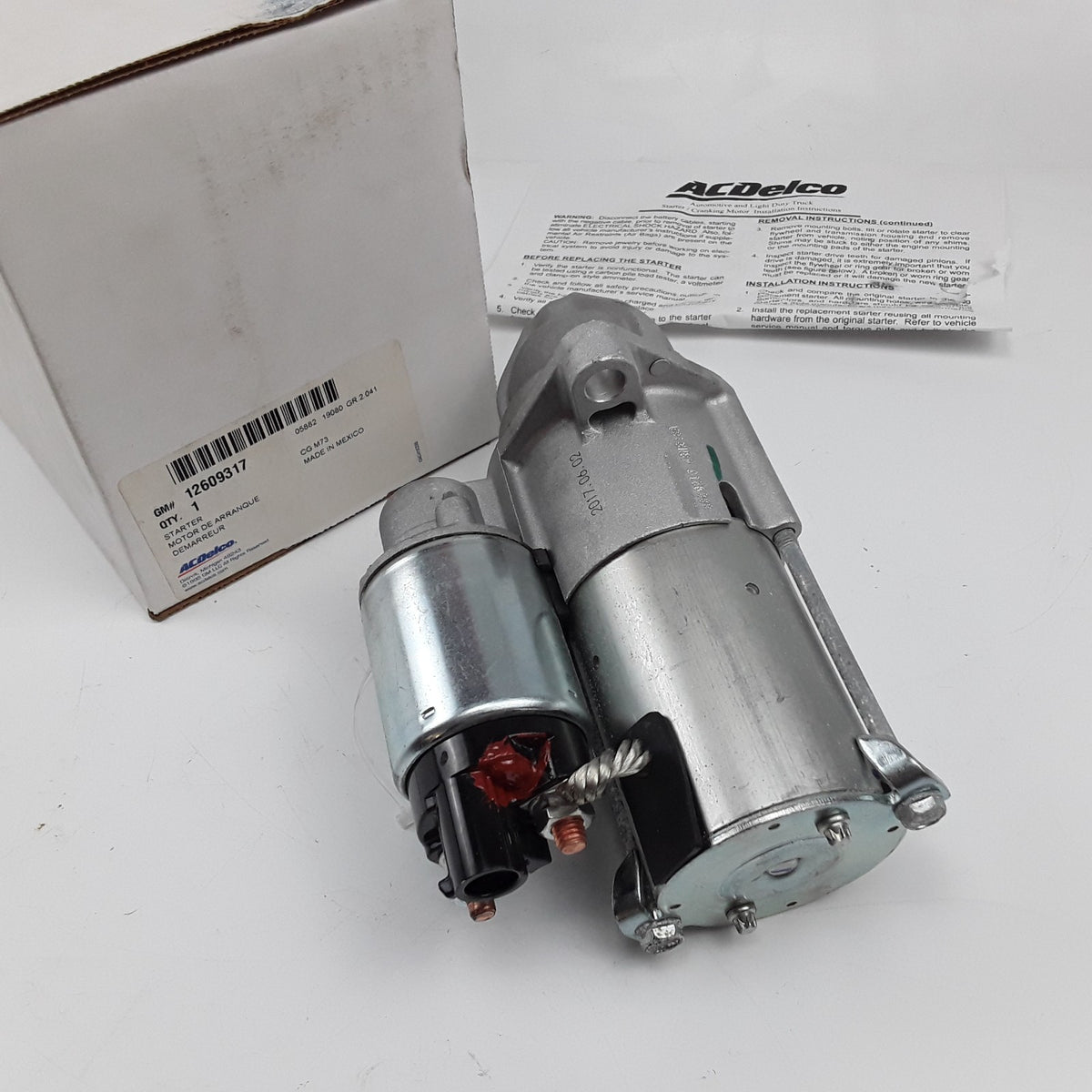 Starter Motor Fits GMC Buick Saturn Chevrolet Pontiac 2007-2017 2.0L 2.2L 2.4L